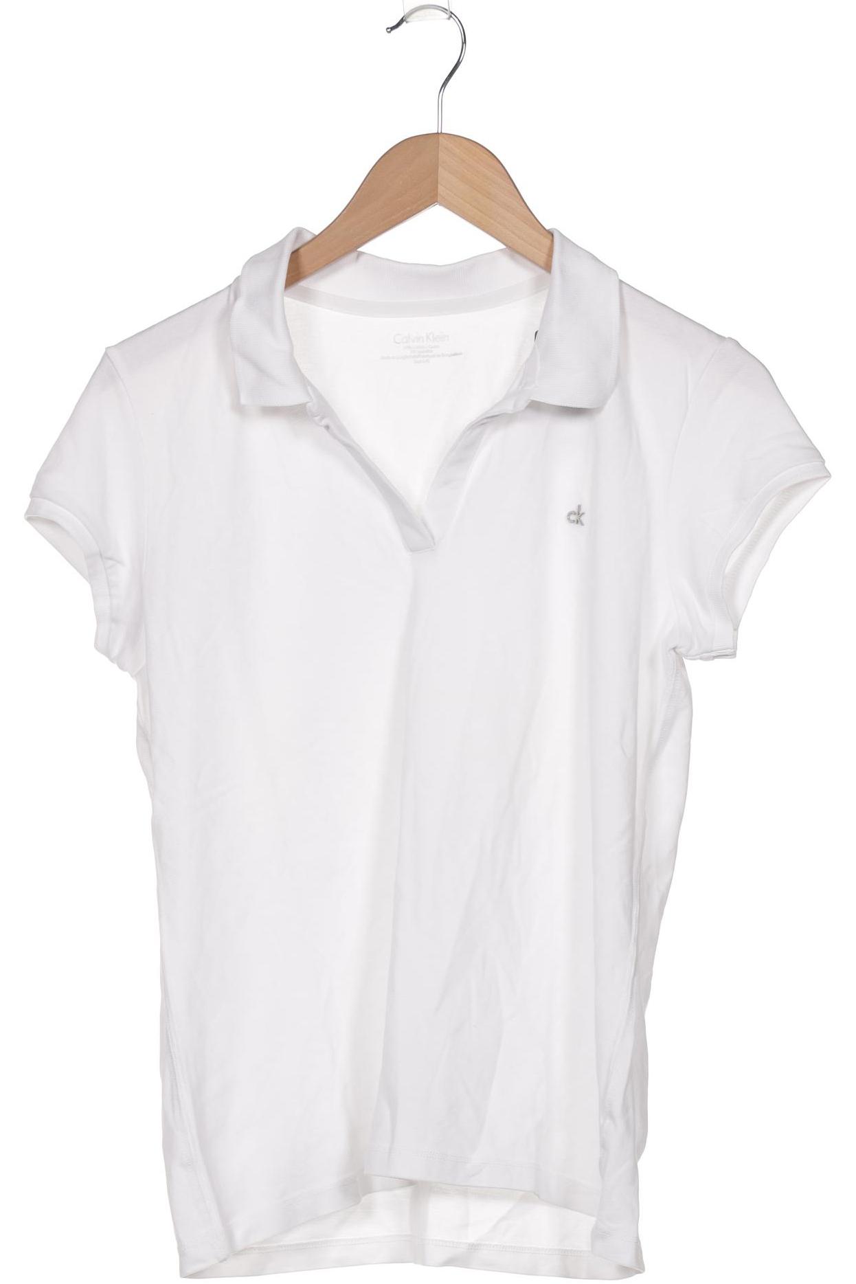 

Calvin Klein Damen Poloshirt, weiß, Gr. 42
