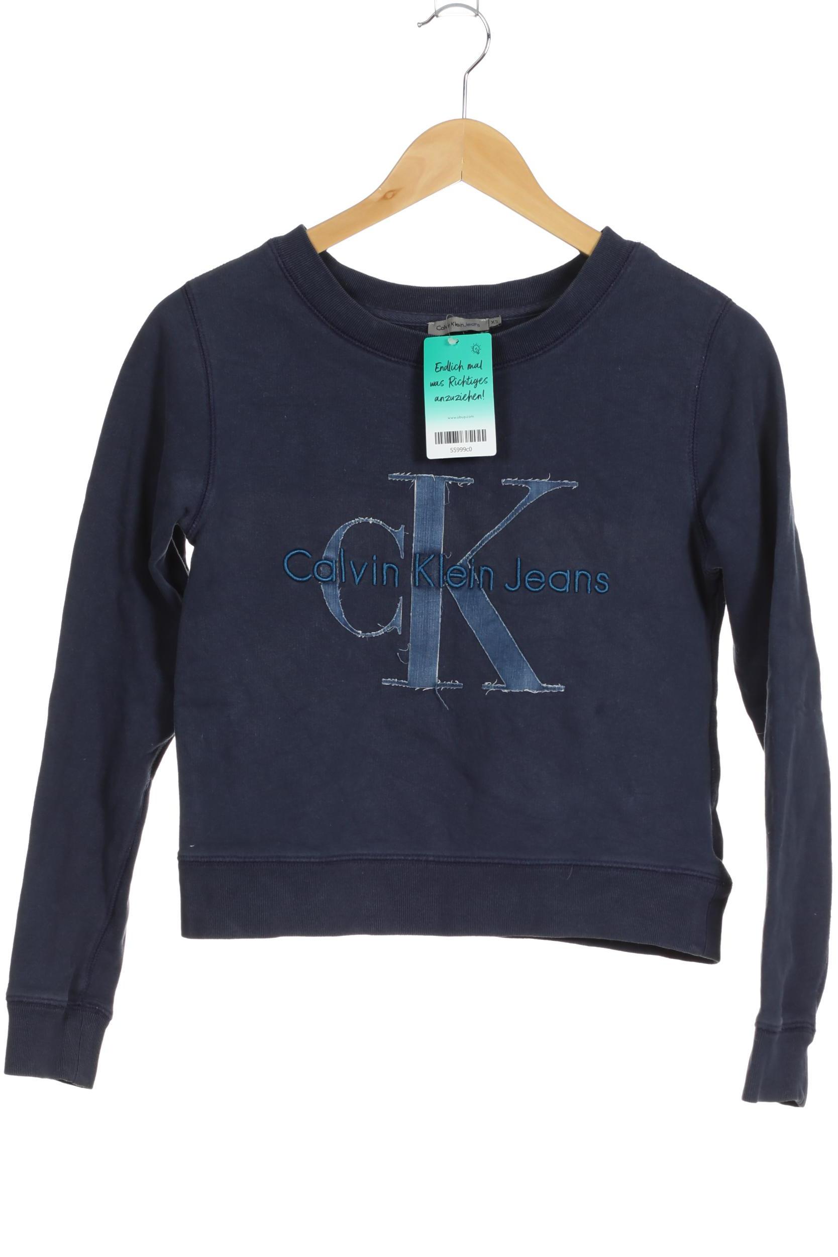 

Calvin Klein Damen Sweatshirt, blau, Gr. 34