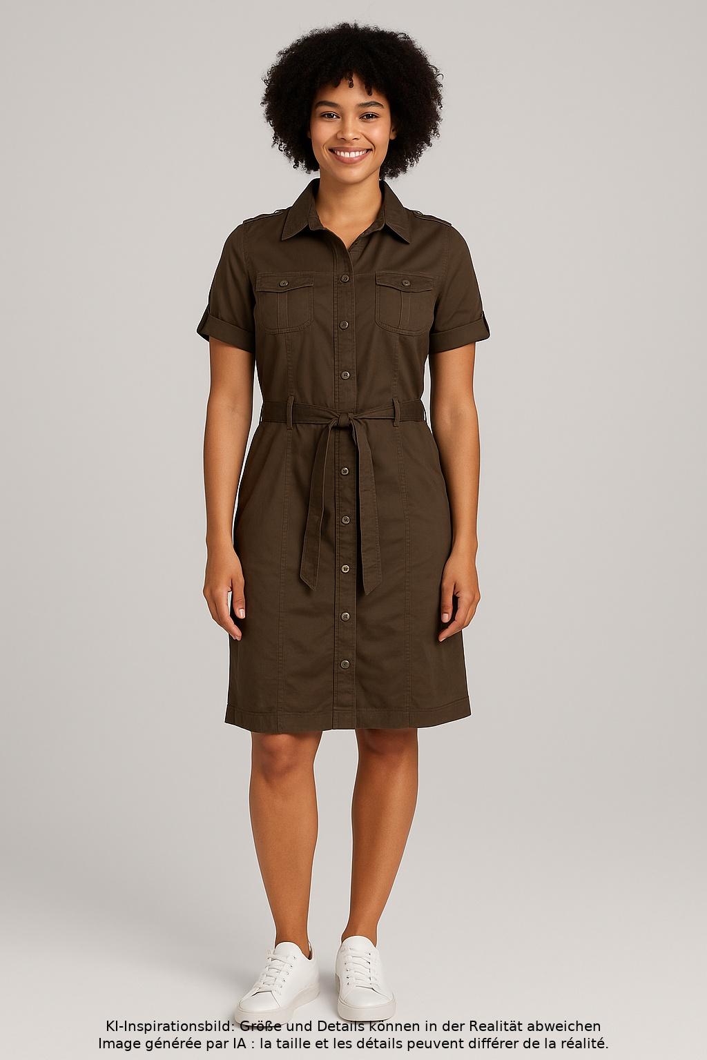 

Calvin Klein Damen Kleid, braun, Gr. 4