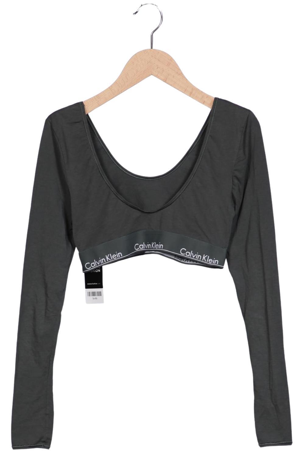 

Calvin Klein Damen Langarmshirt, grau, Gr. 38