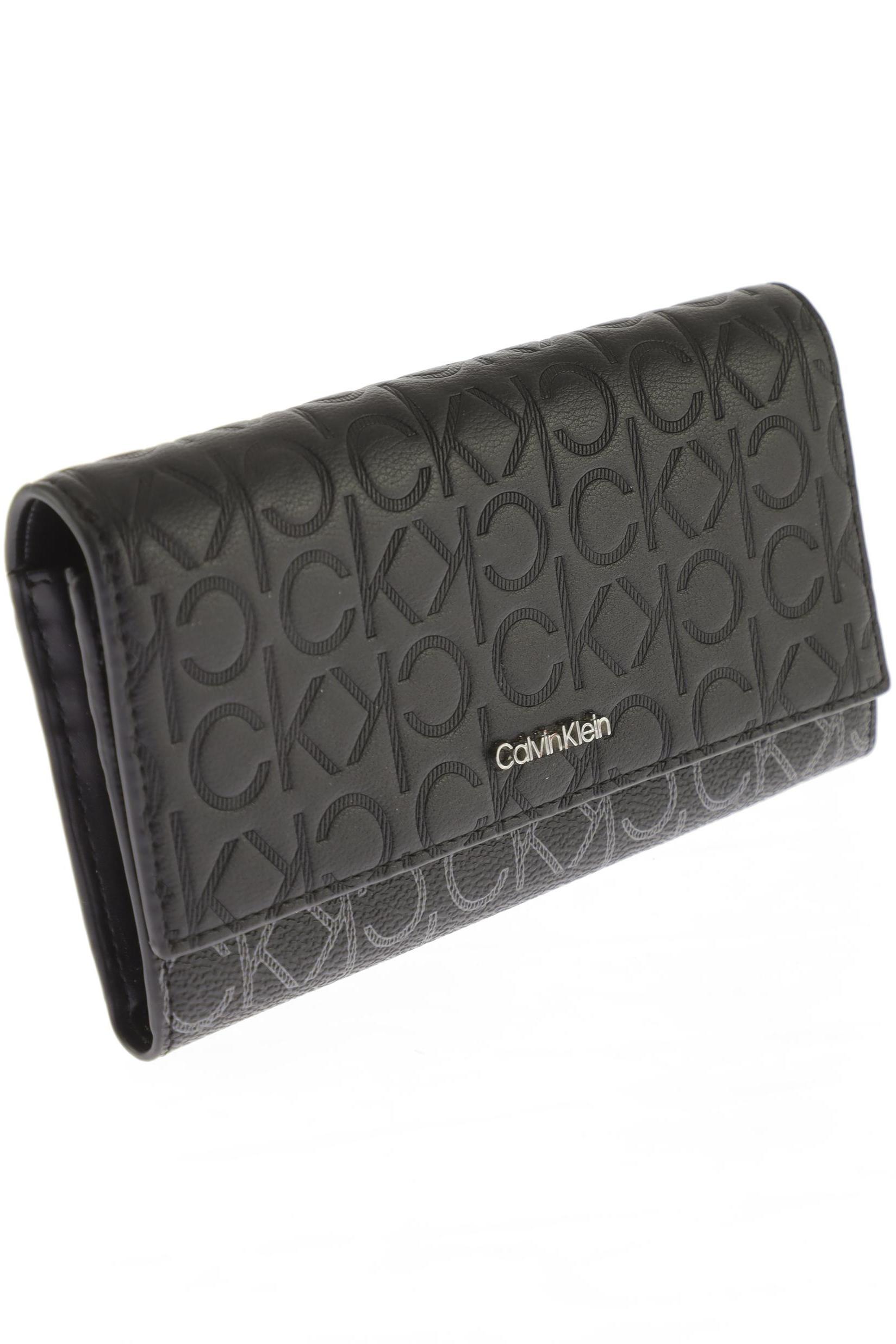 

Calvin Klein Damen Portemonnaie, schwarz, Gr.
