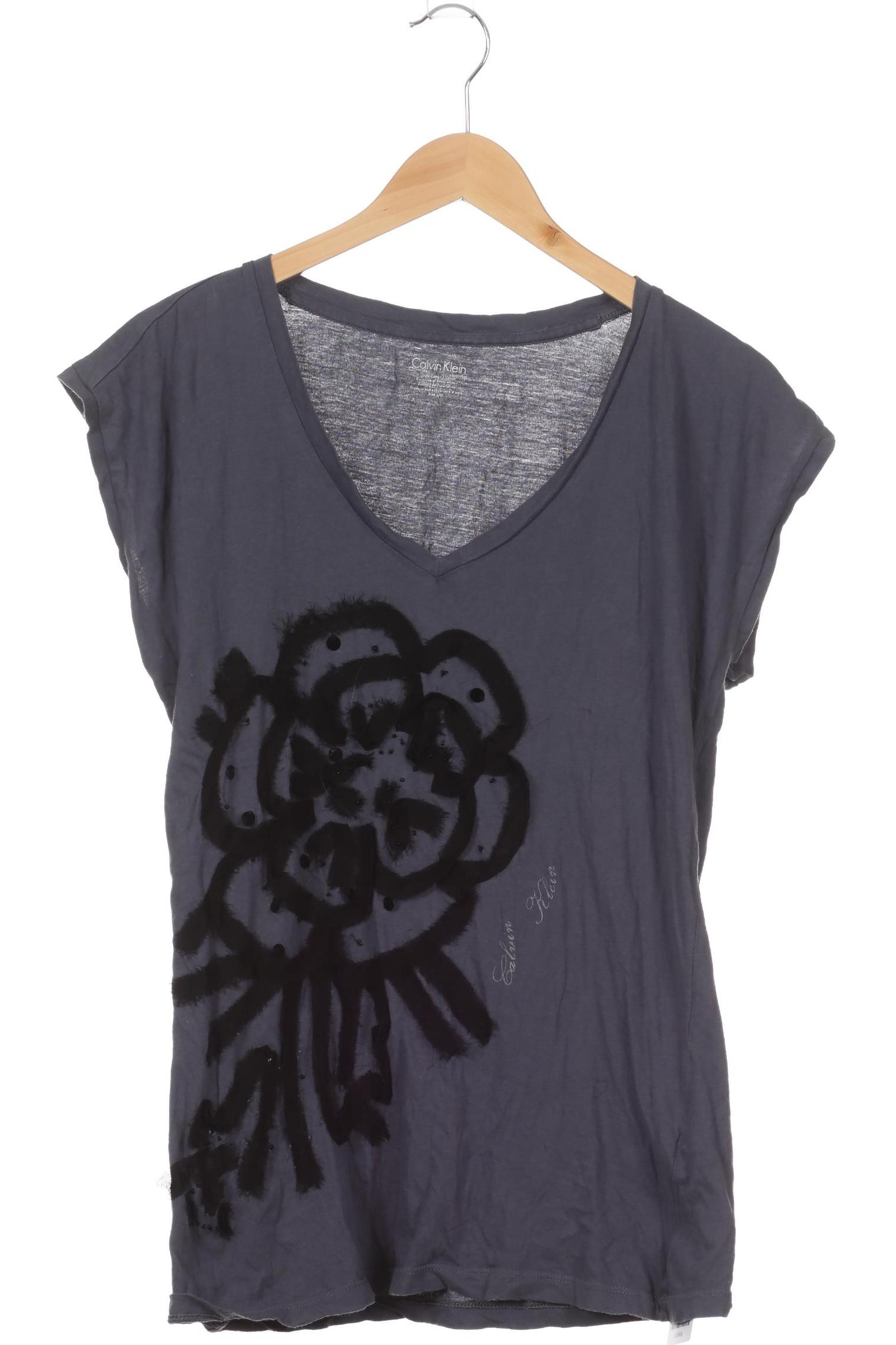 

Calvin Klein Damen T-Shirt, blau, Gr. 42
