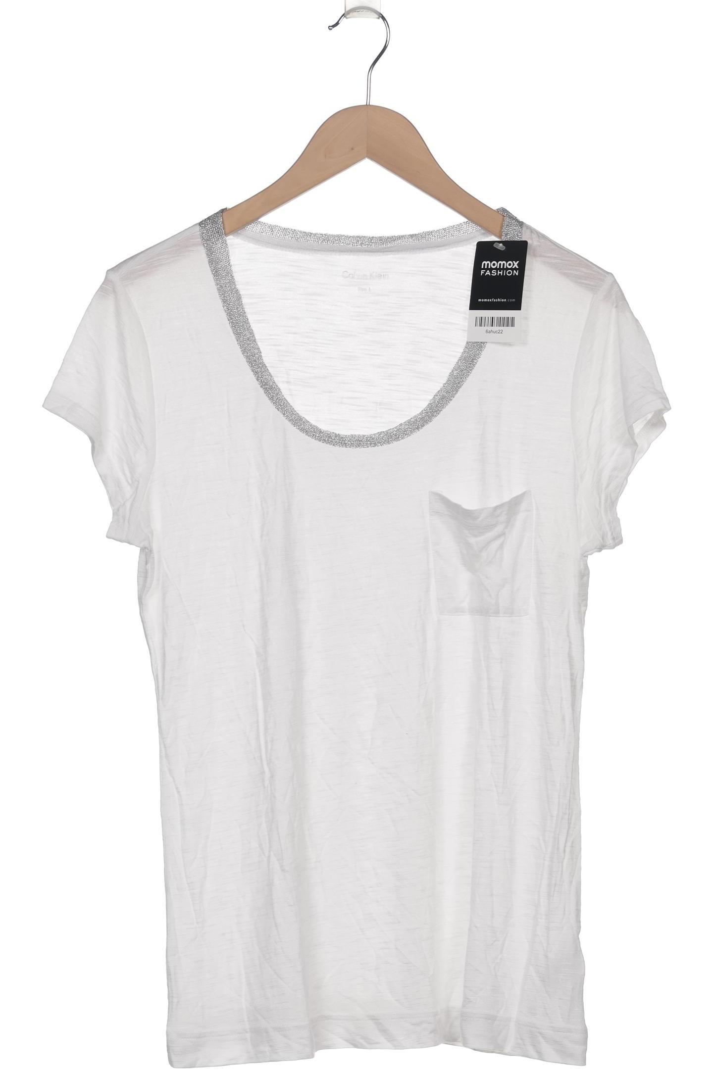 

Calvin Klein Damen T-Shirt, weiß, Gr. 42