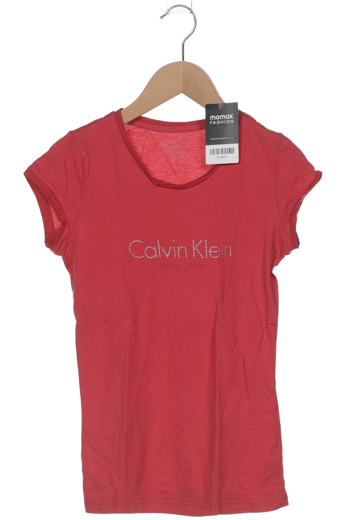 

Calvin Klein Damen T-Shirt, rot, Gr. 34