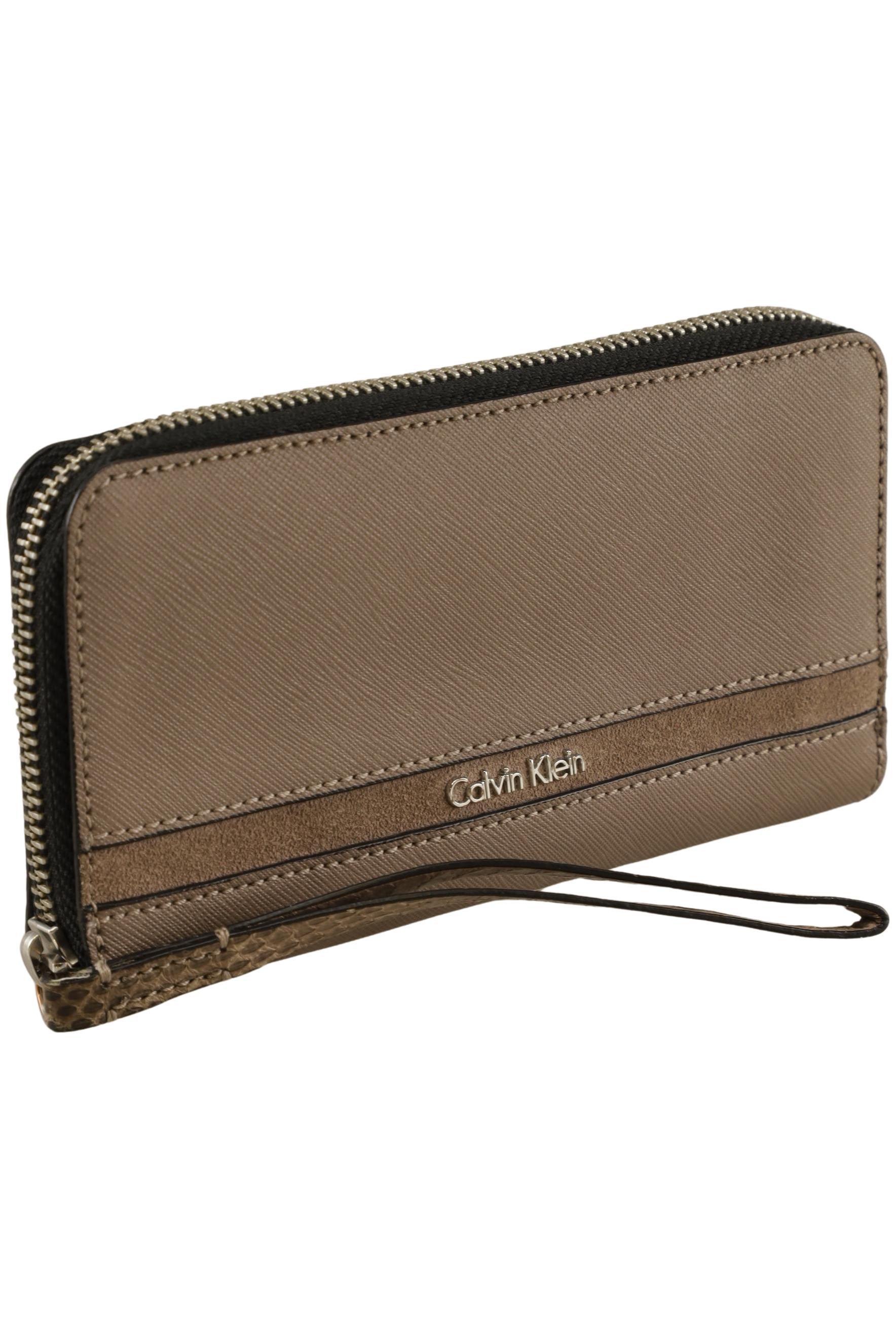 

Calvin Klein Damen Portemonnaie, beige, Gr.