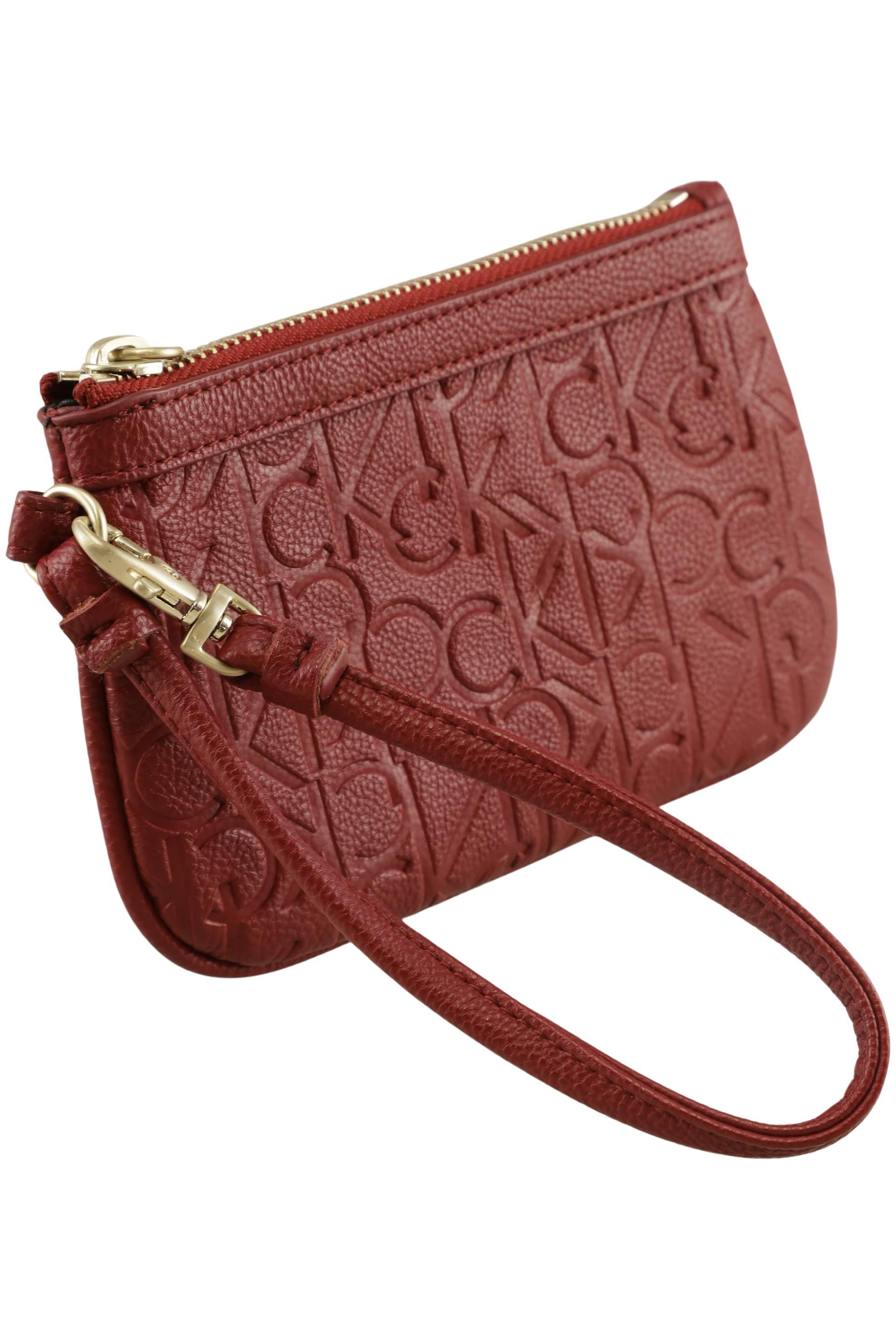 

Calvin Klein Damen Portemonnaie, rot, Gr.