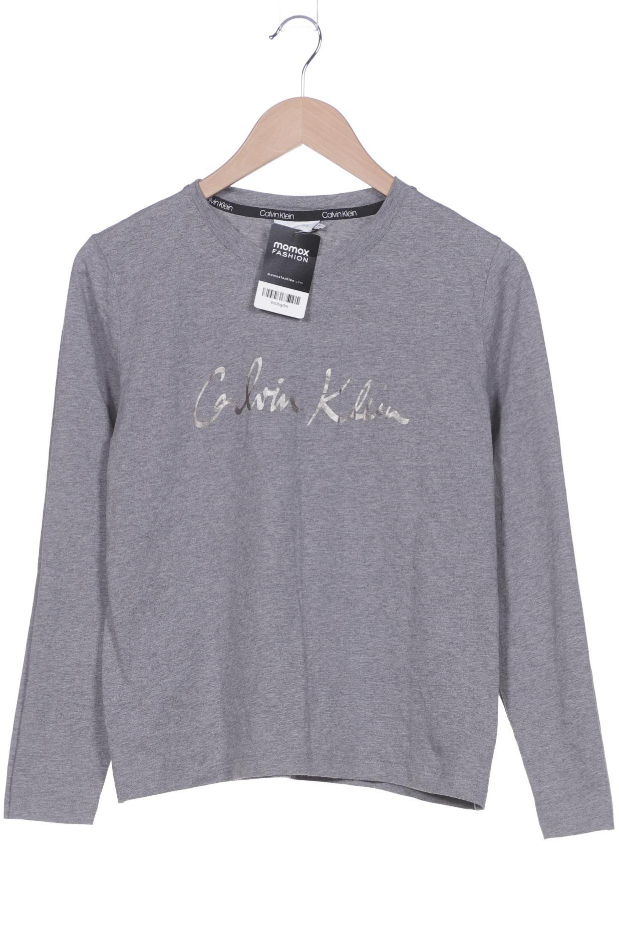 

Calvin Klein Damen Langarmshirt, grau, Gr. 38