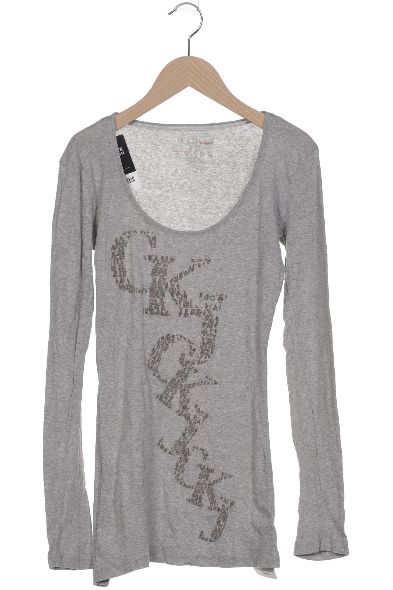 

Calvin Klein Damen Langarmshirt, grau, Gr. 38