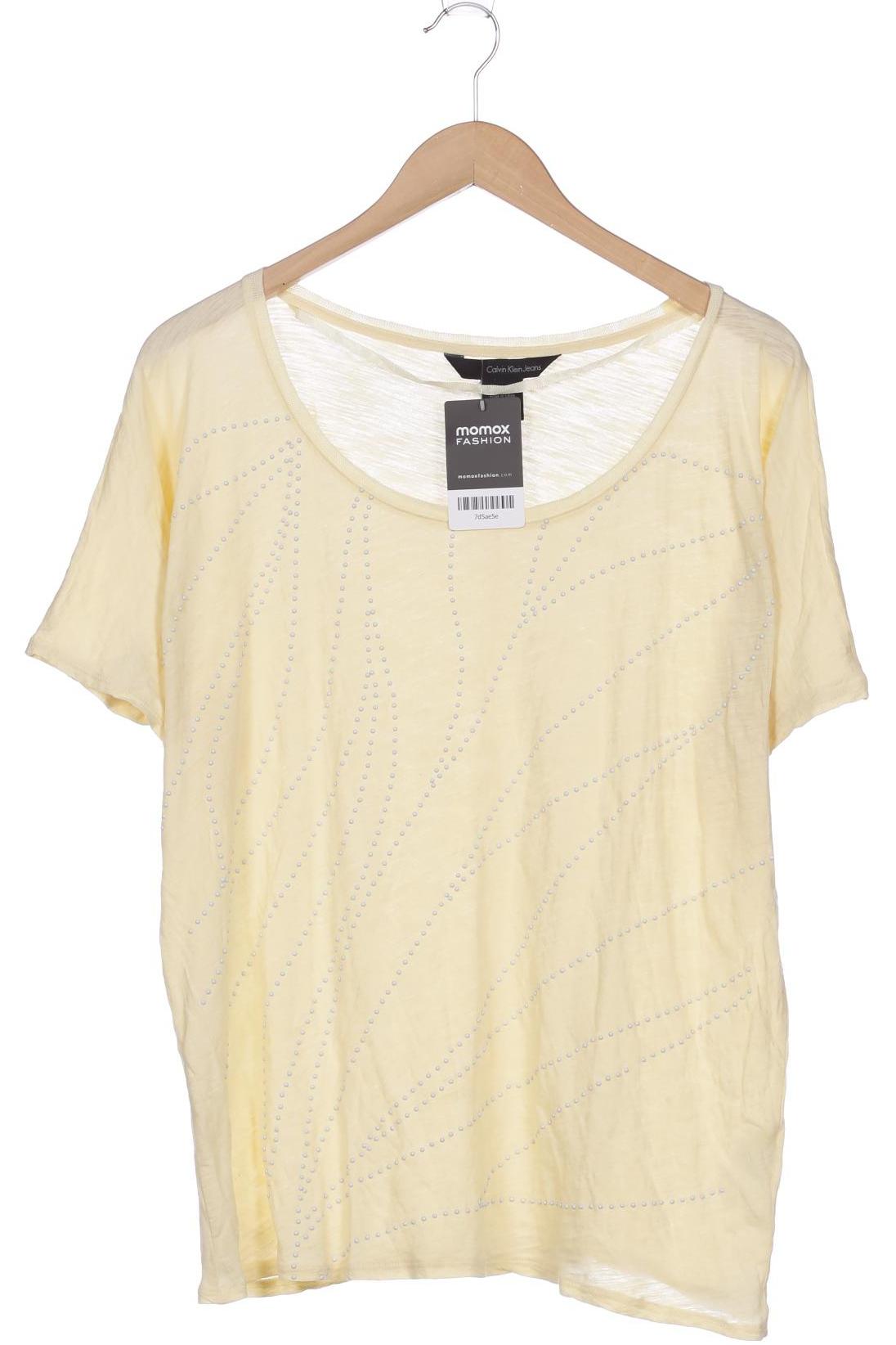 

Calvin Klein Damen T-Shirt, gelb, Gr. 36