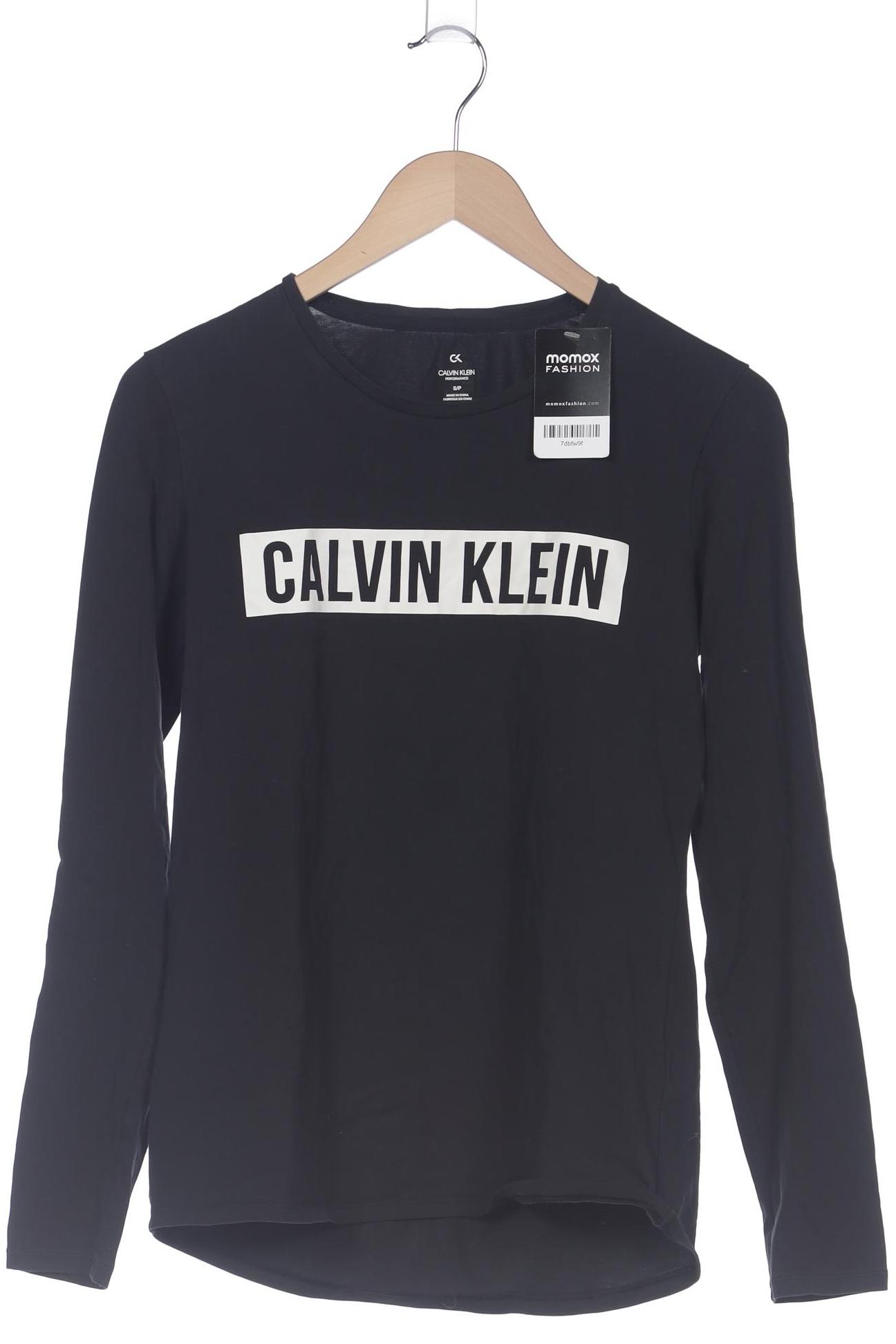 

Calvin Klein Damen Langarmshirt, schwarz, Gr. 36