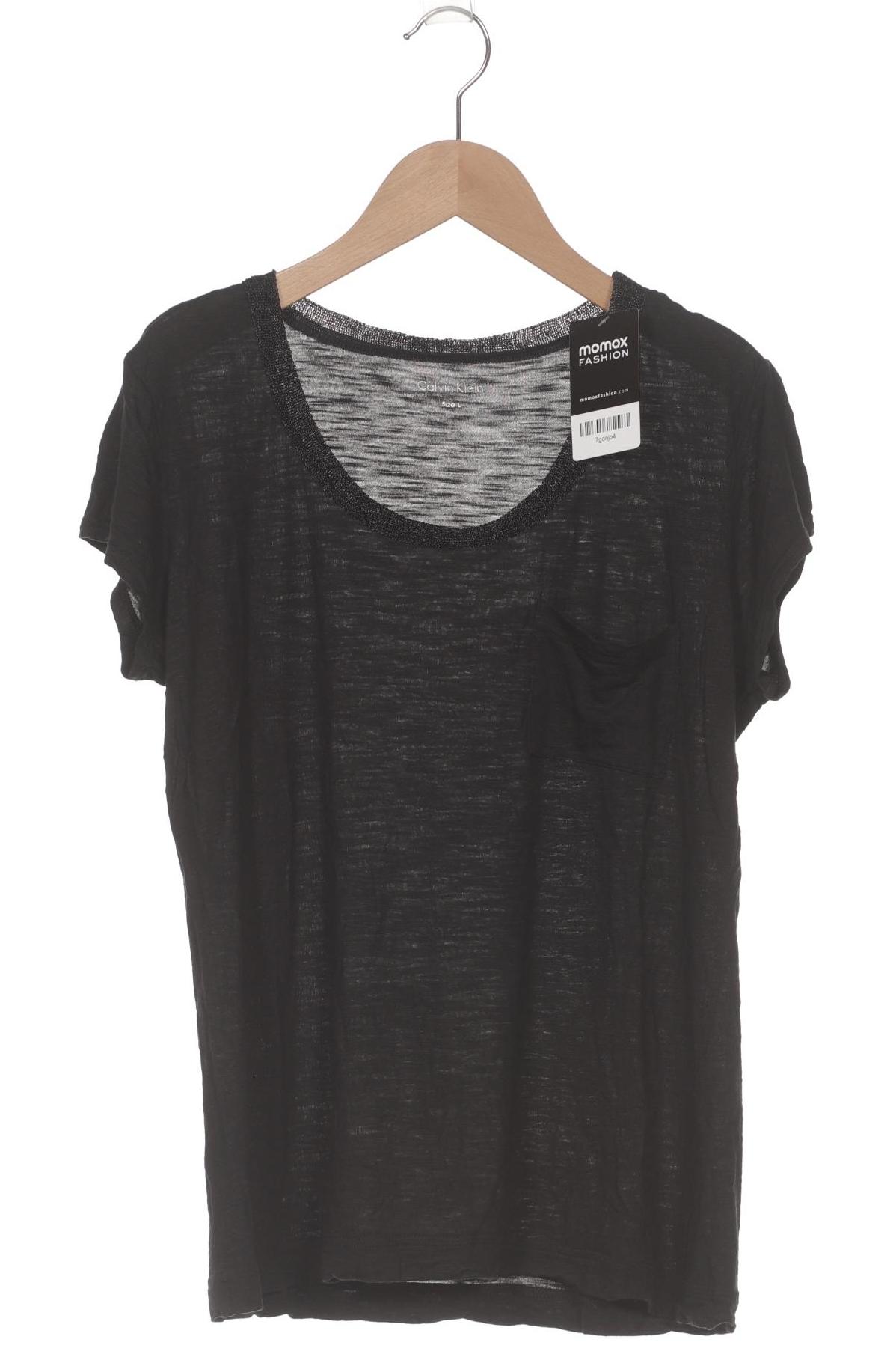 

Calvin Klein Damen T-Shirt, schwarz, Gr. 42