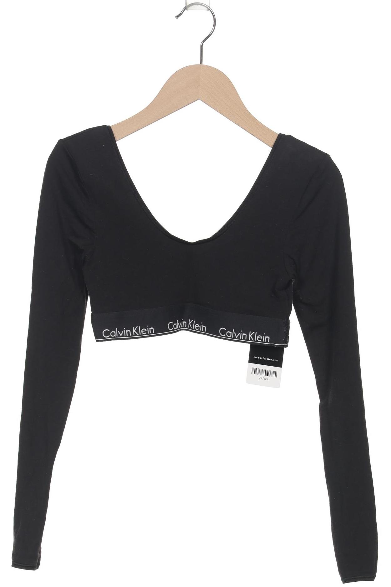 

Calvin Klein Damen Langarmshirt, schwarz, Gr. 36