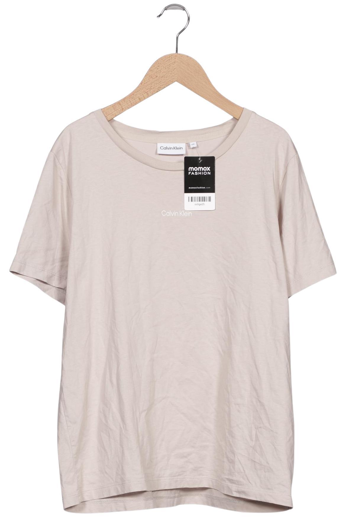 

Calvin Klein Damen T-Shirt, cremeweiß, Gr. 46
