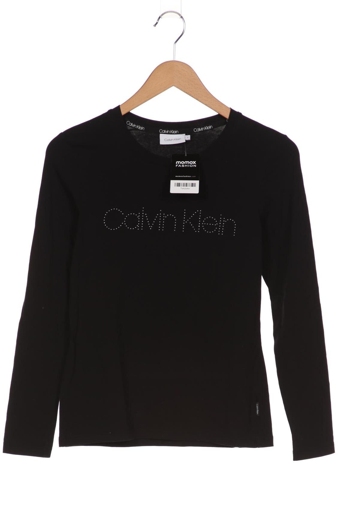 

Calvin Klein Damen Langarmshirt, schwarz, Gr. 36