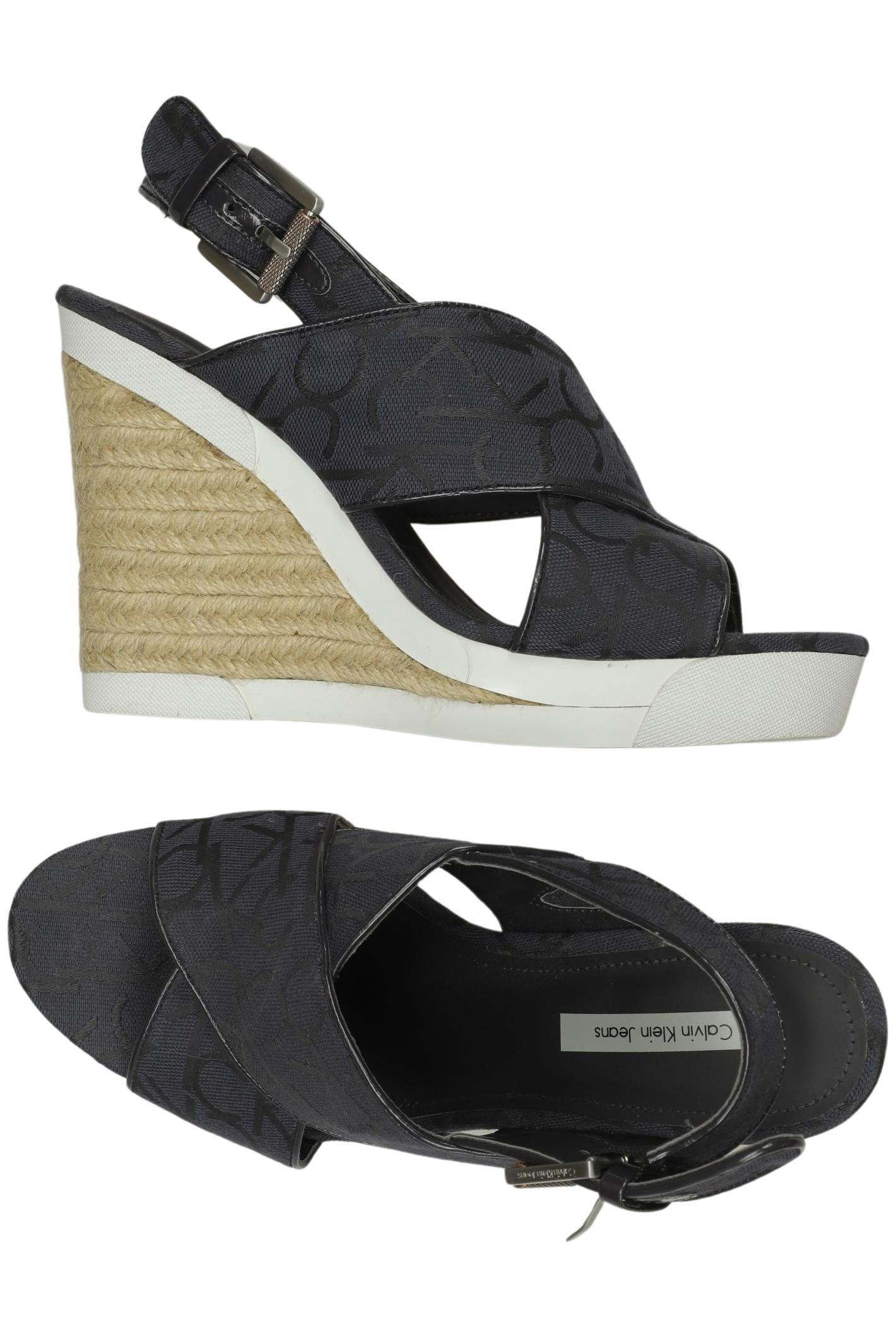 

Calvin Klein Damen Sandale, marineblau, Gr. 40