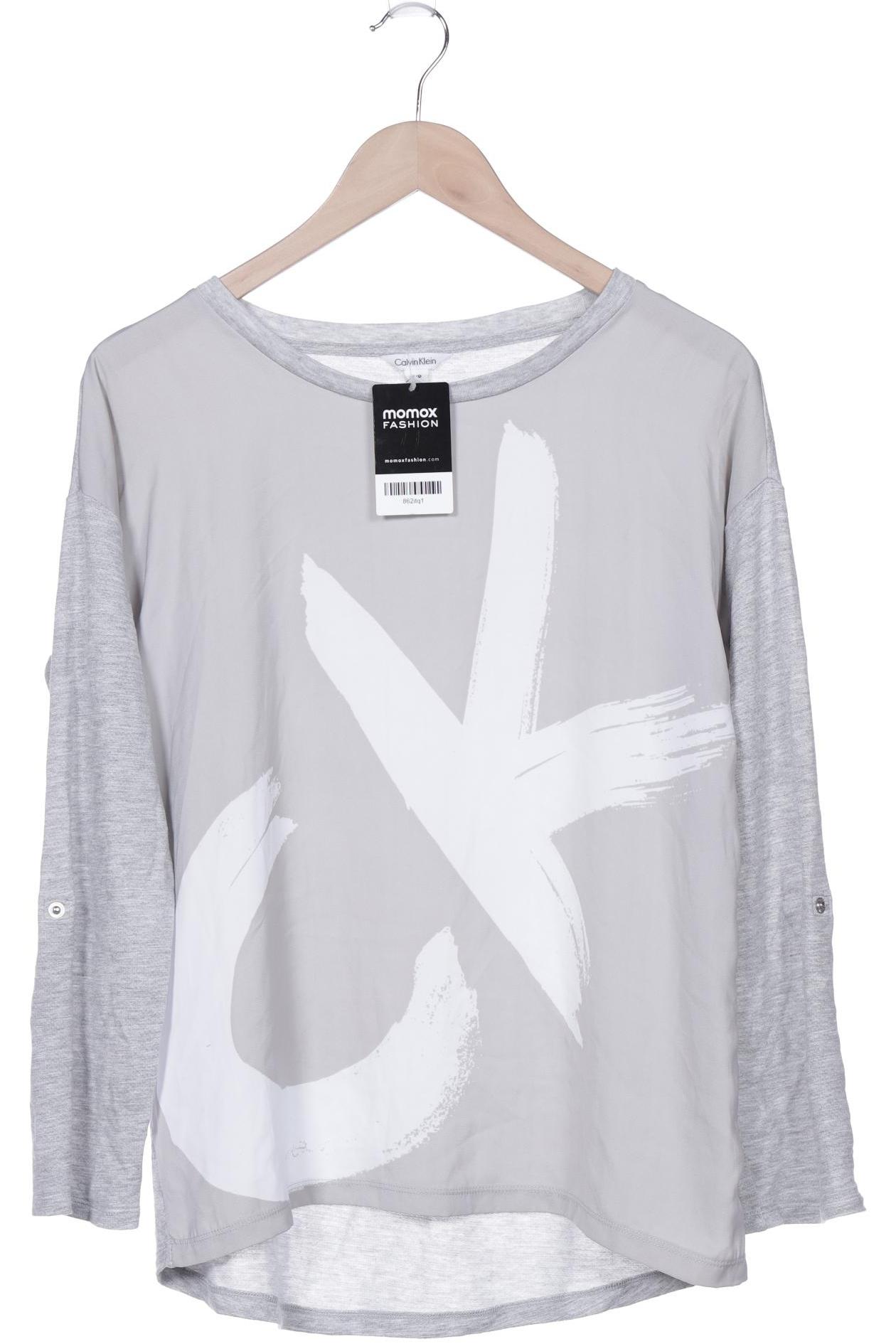 

Calvin Klein Damen Langarmshirt, grau, Gr. 36