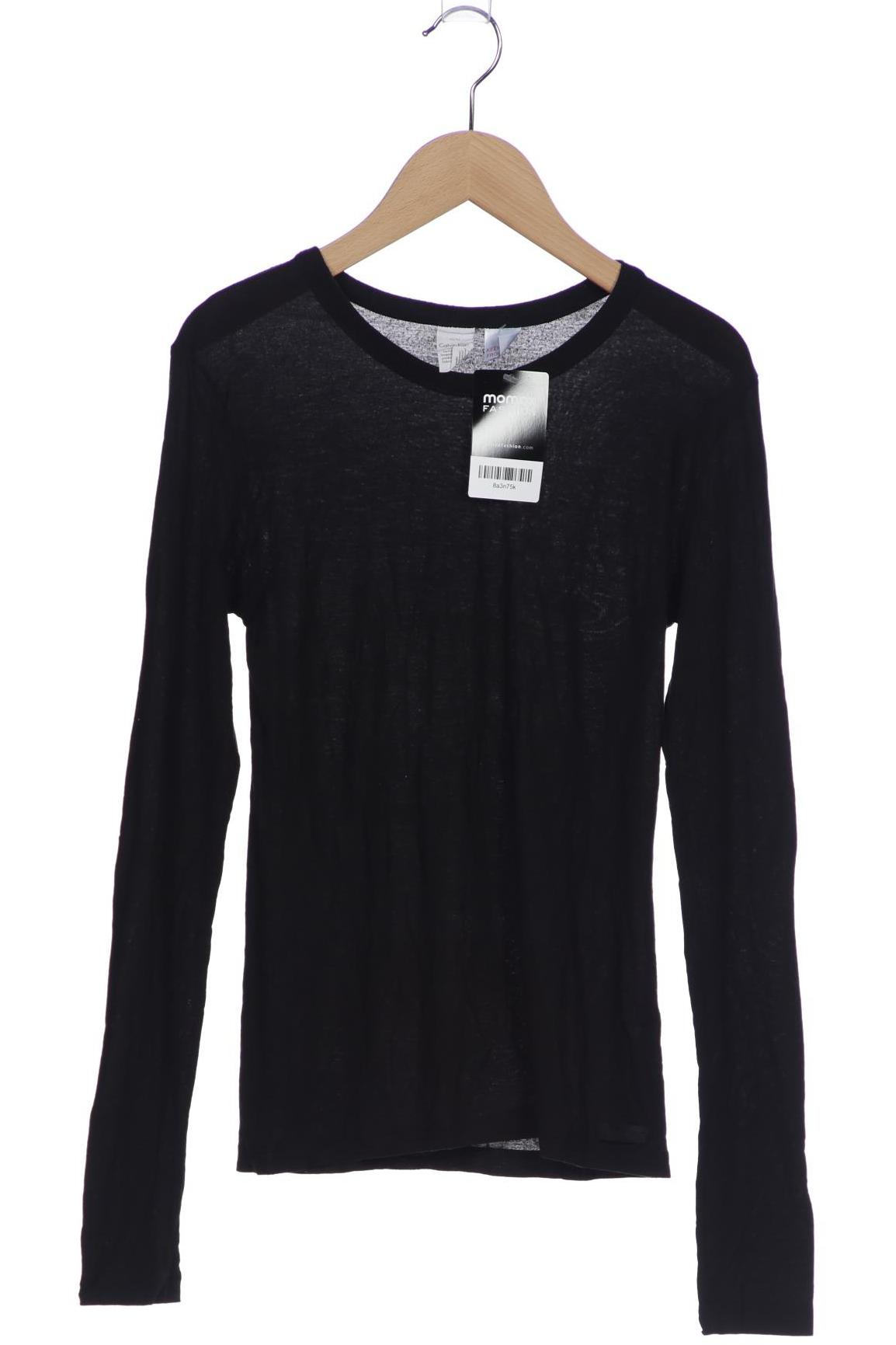 

Calvin Klein Damen Langarmshirt, schwarz, Gr. 38