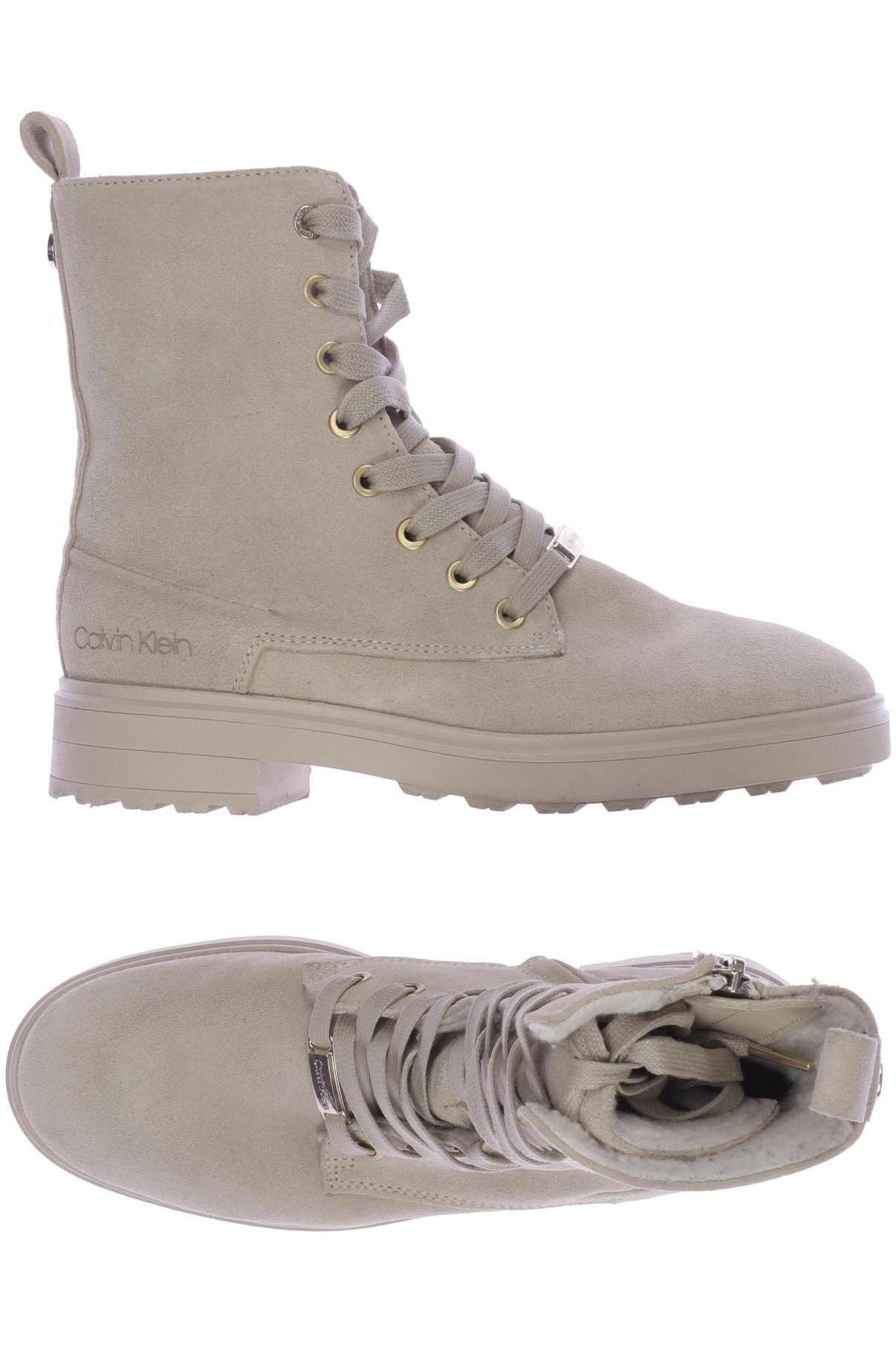 

Calvin Klein Damen Stiefelette, cremeweiß, Gr. 36