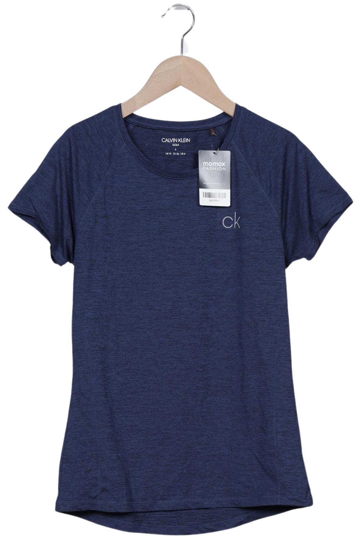 

Calvin Klein Damen T-Shirt, blau, Gr. 36