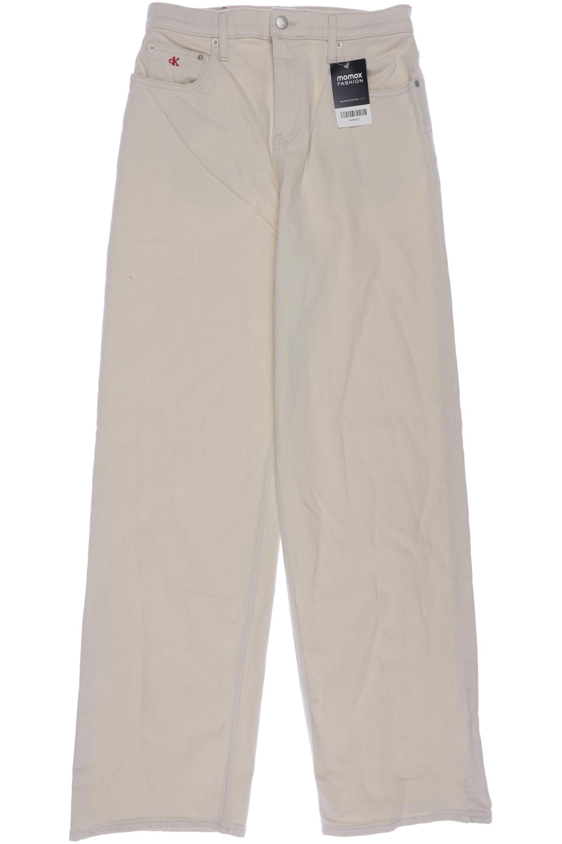 

Calvin Klein Damen Jeans, cremeweiß, Gr. 28