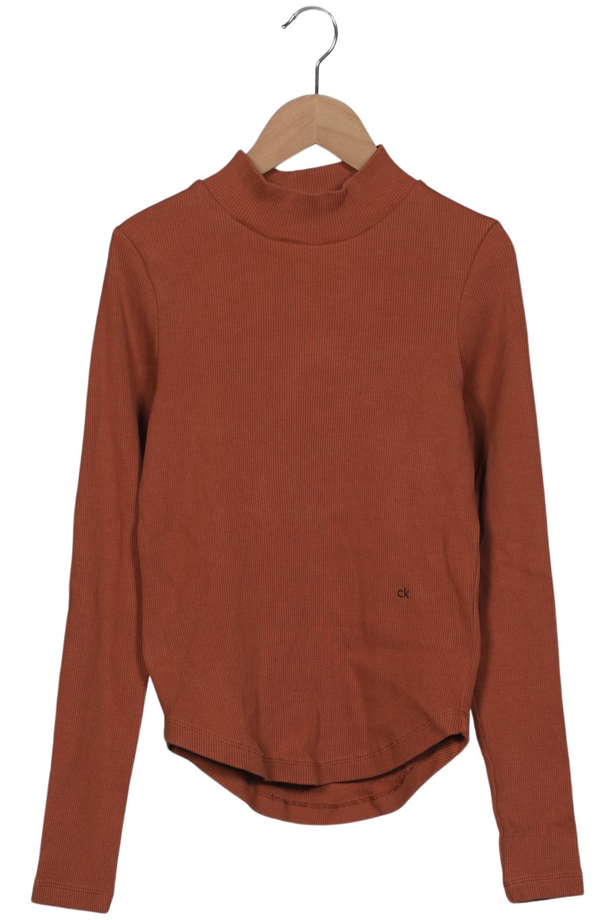 

Calvin Klein Damen Langarmshirt, braun, Gr. 34