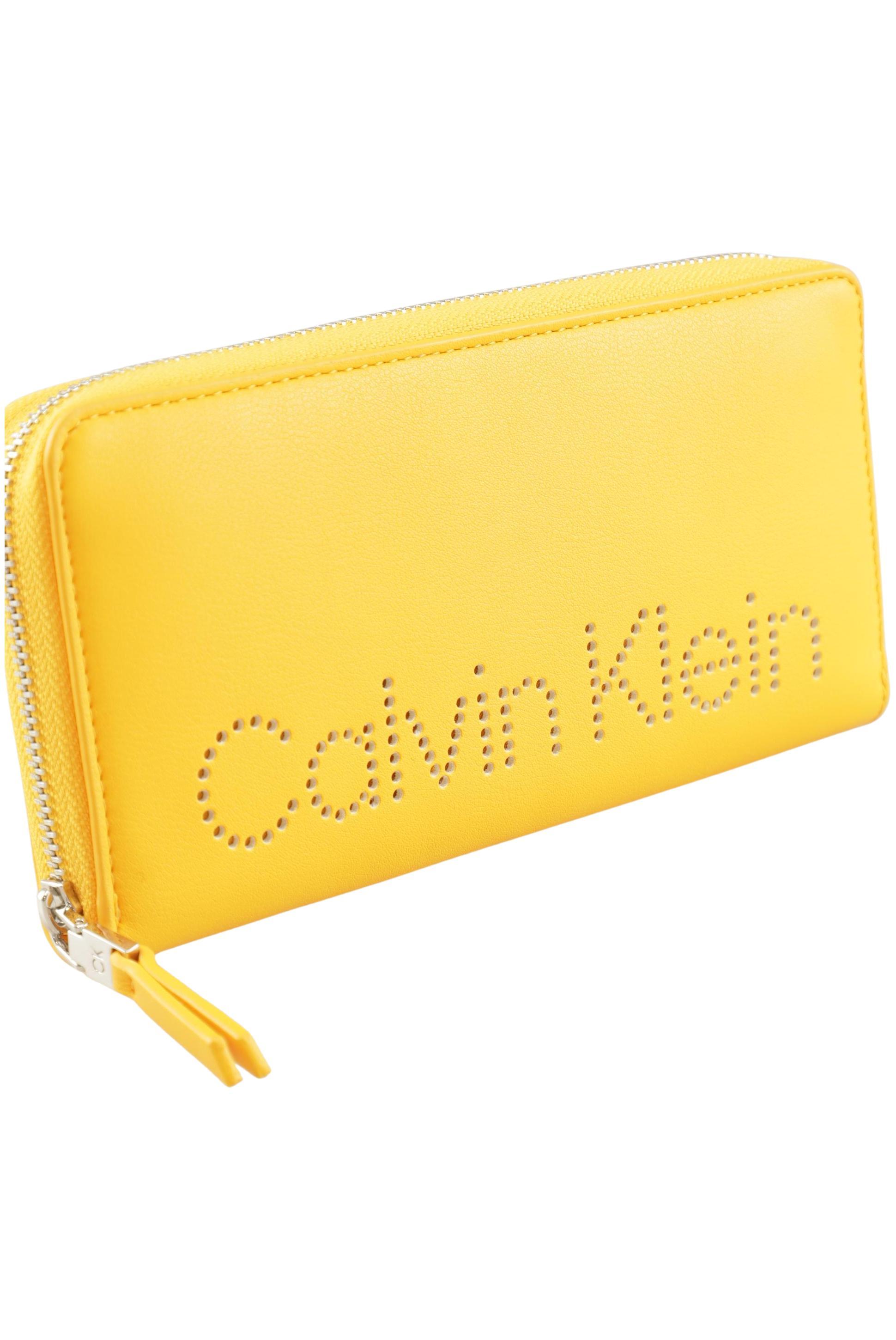 

Calvin Klein Damen Portemonnaie, orange, Gr.