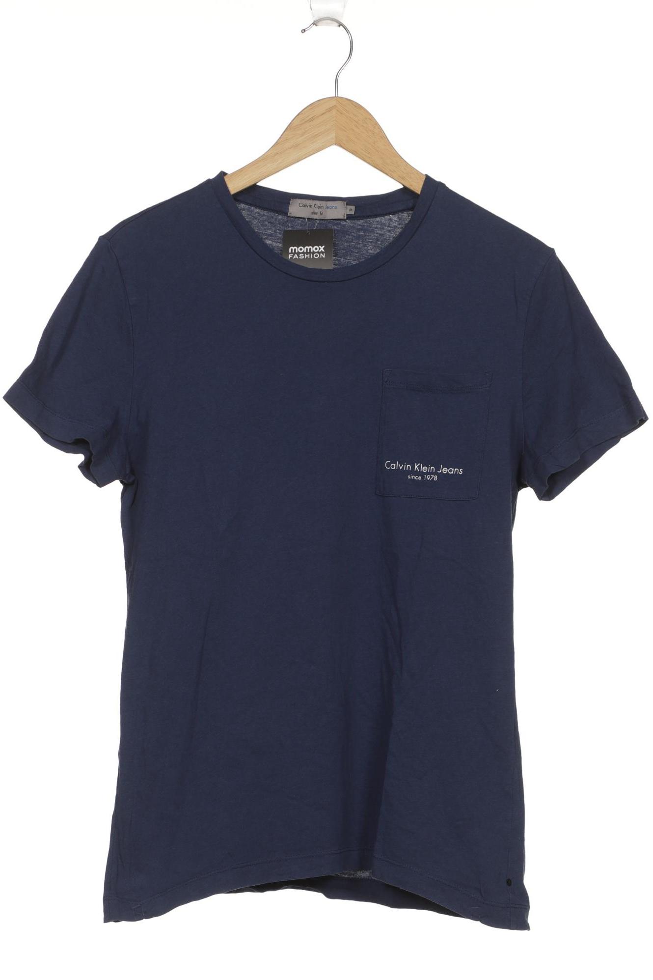 

Calvin Klein Damen T-Shirt, blau, Gr. 38