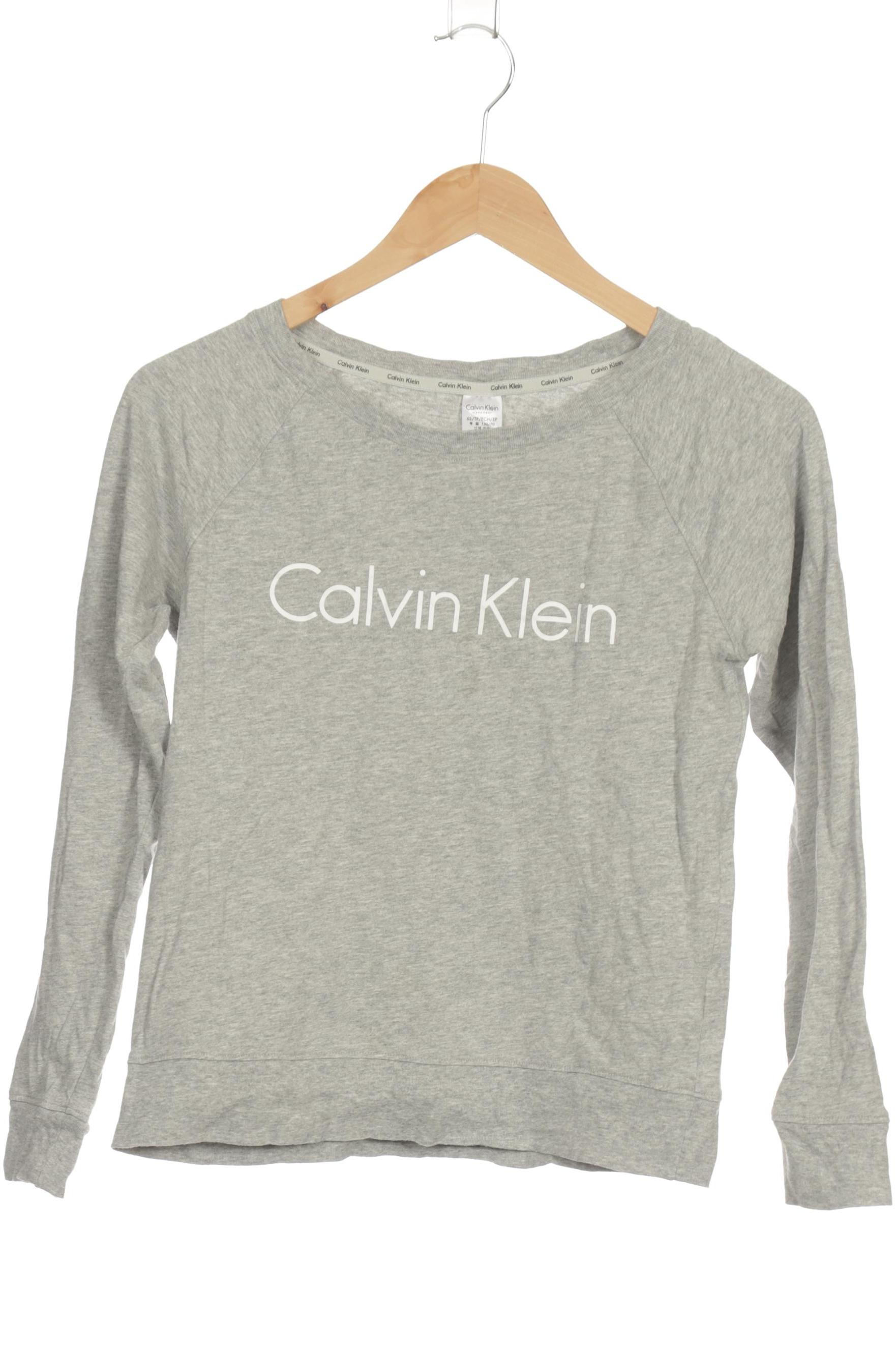 

Calvin Klein Damen Langarmshirt, grau, Gr.