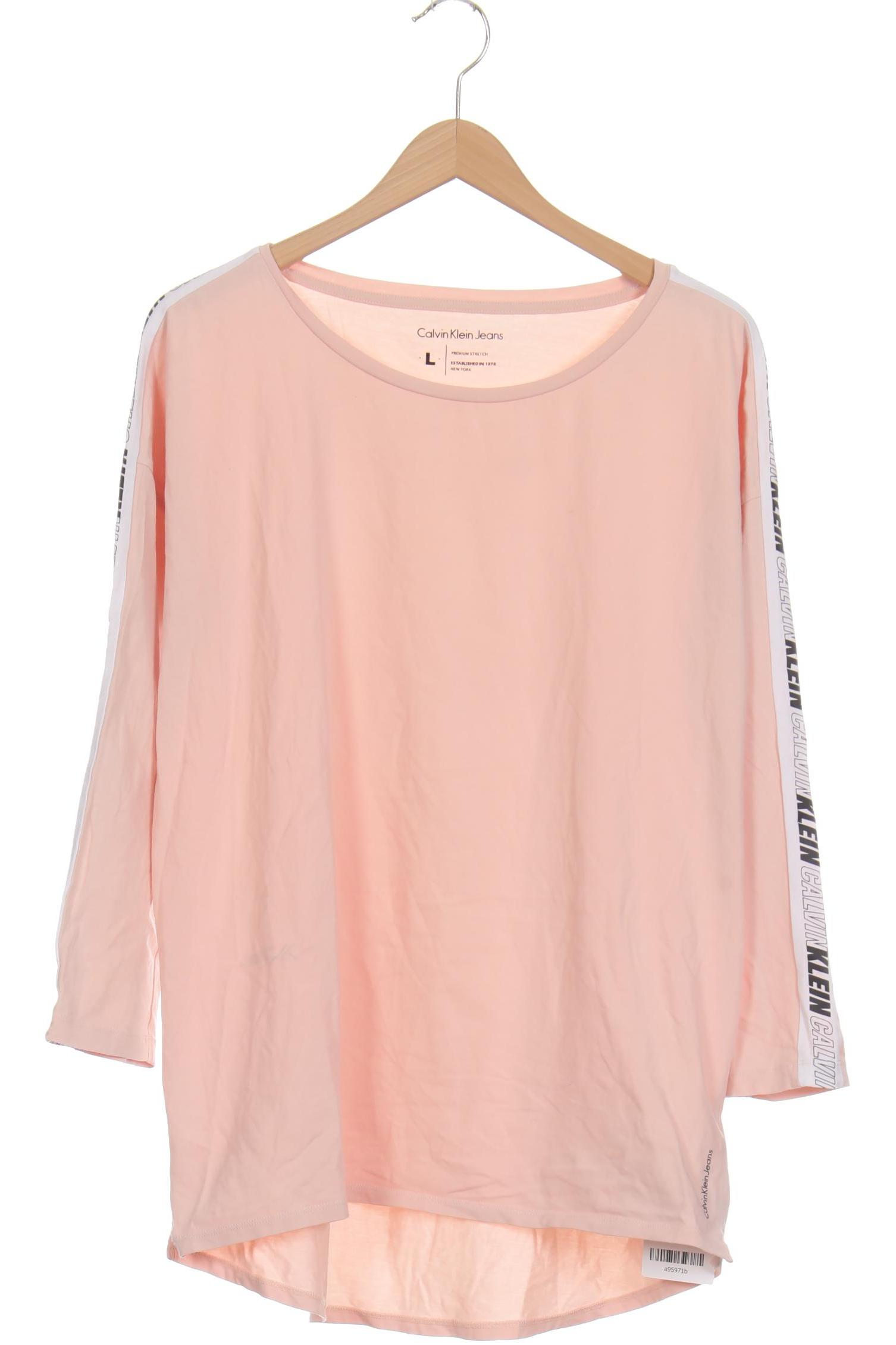 

Calvin Klein Damen Langarmshirt, beige, Gr. 42