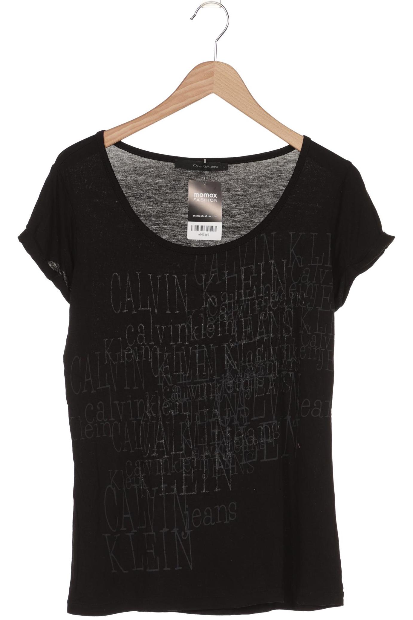 

Calvin Klein Damen T-Shirt, schwarz, Gr. 42