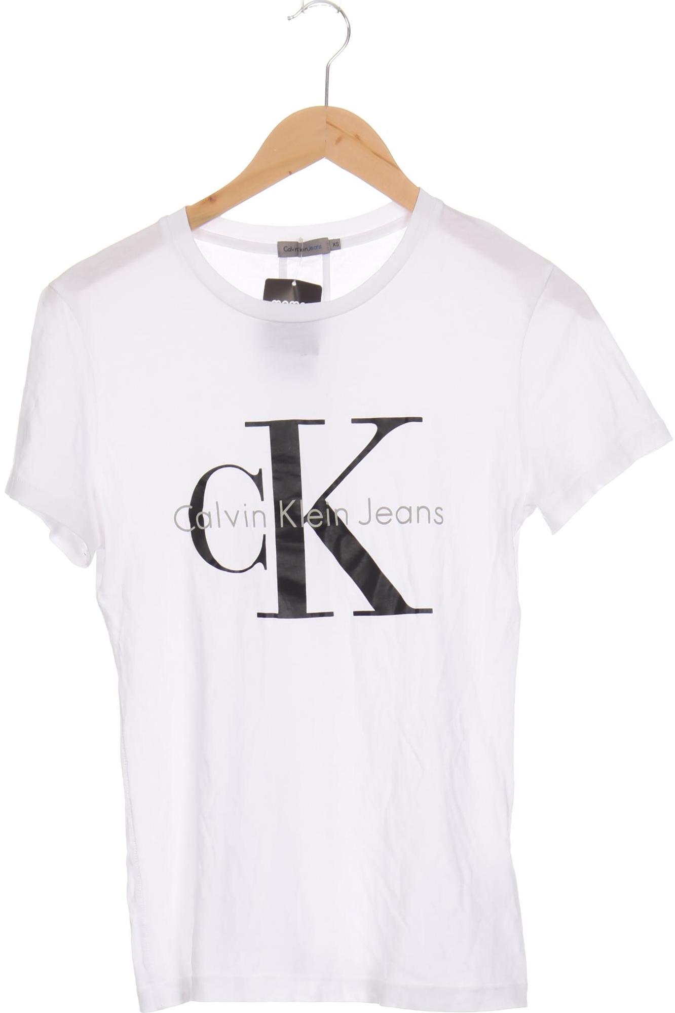 

Calvin Klein Damen T-Shirt, weiß, Gr. 34