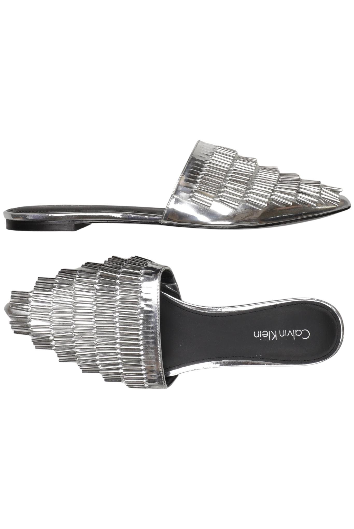 

Calvin Klein Damen Sandale, silber, Gr. 37