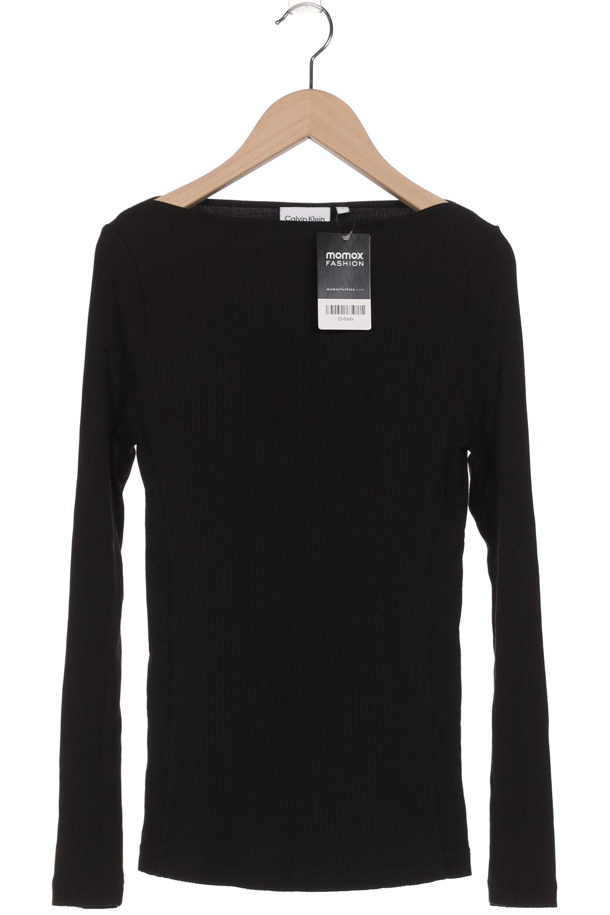 

Calvin Klein Damen Langarmshirt, schwarz, Gr. 36