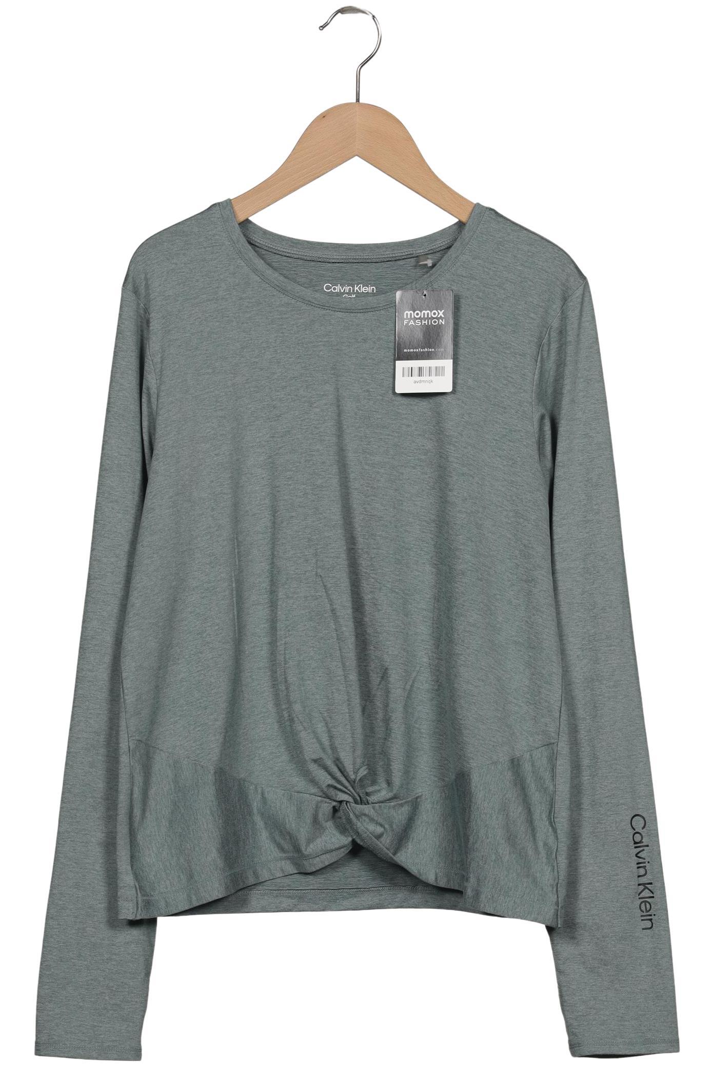 

Calvin Klein Damen Langarmshirt, grün, Gr. 38