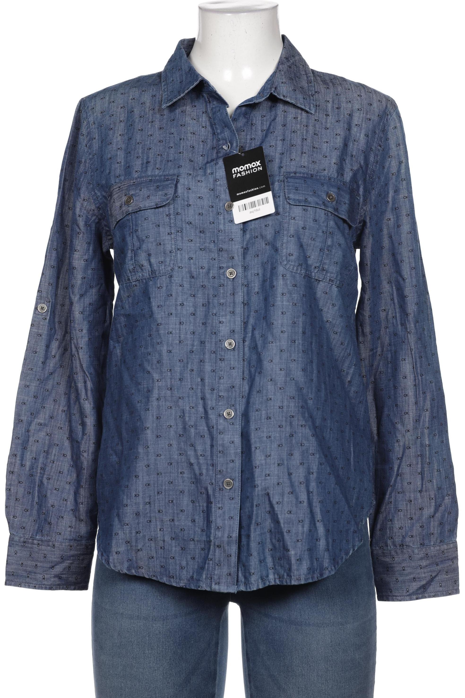 

Calvin Klein Damen Bluse, blau, Gr. 38