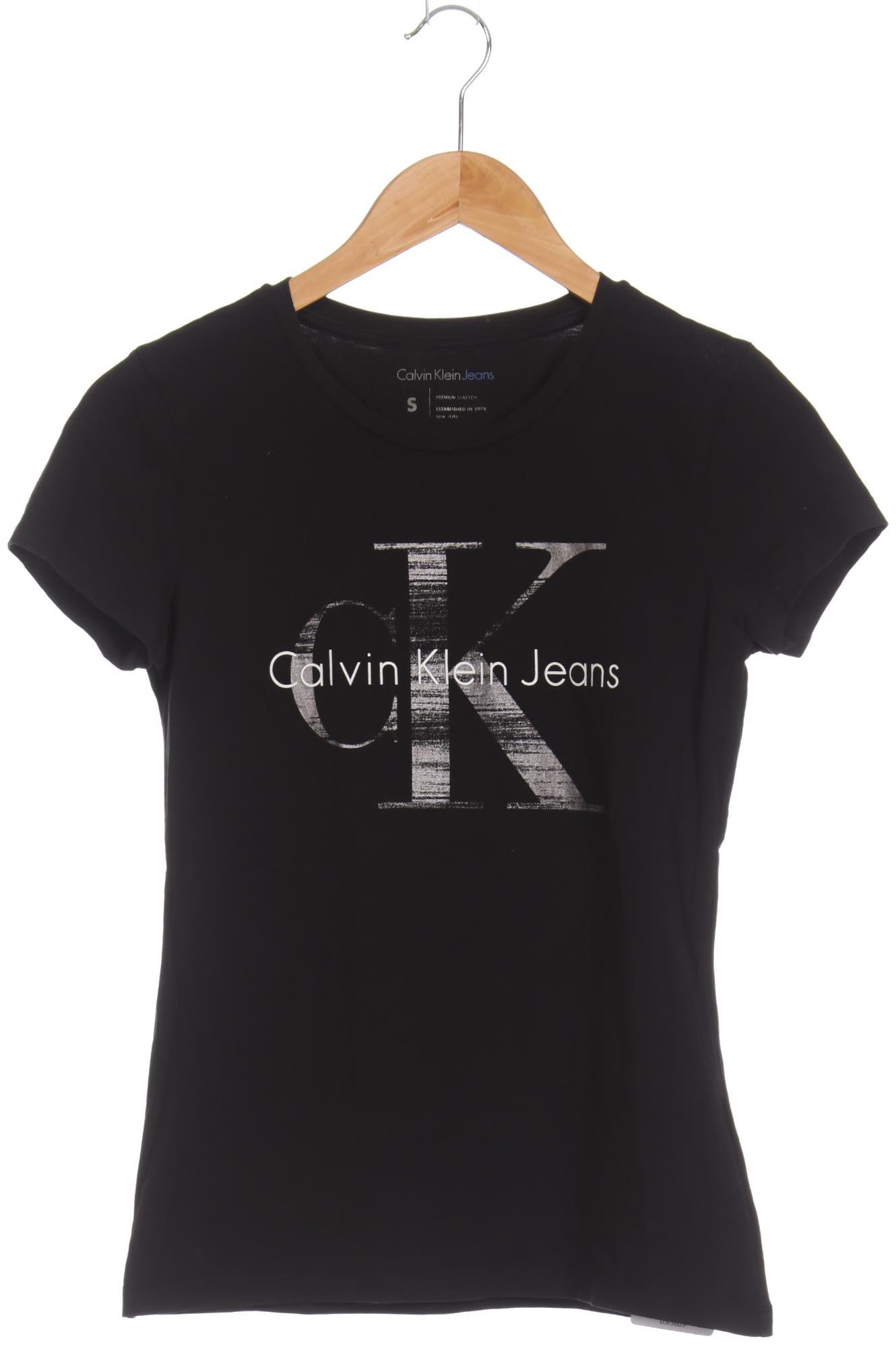 

Calvin Klein Damen T-Shirt, schwarz, Gr. 36