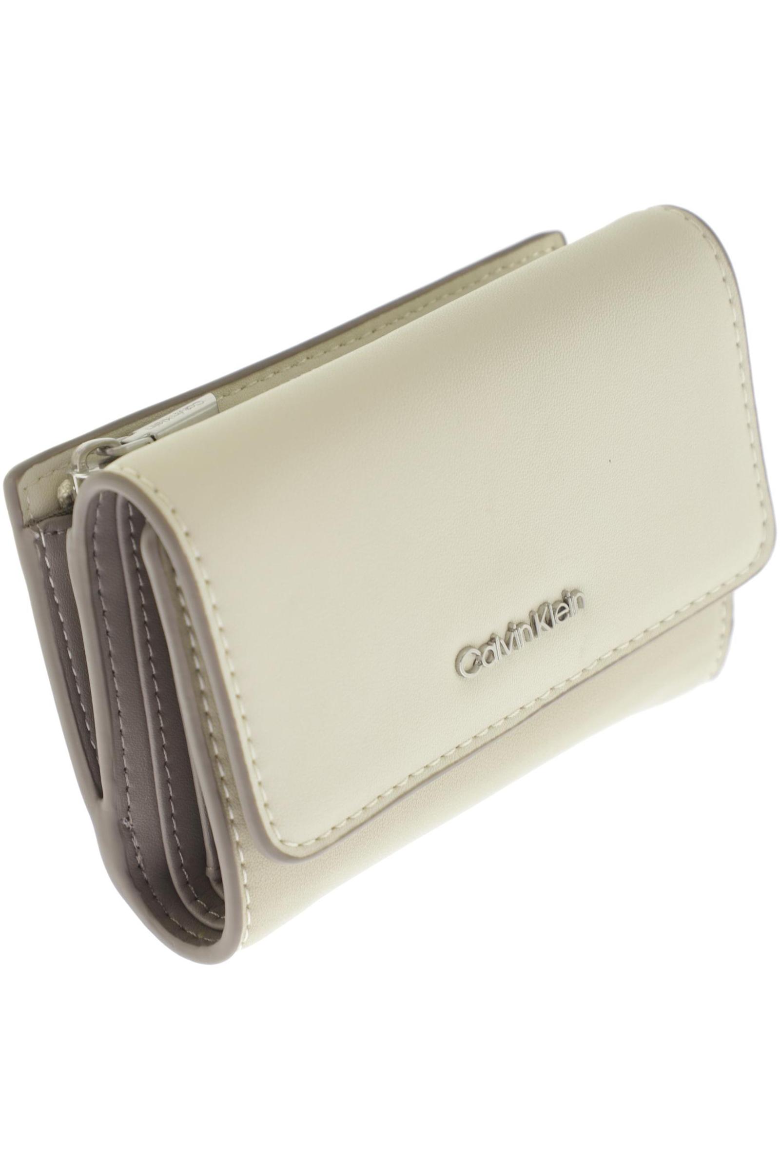 

Calvin Klein Damen Portemonnaie, cremeweiß, Gr.