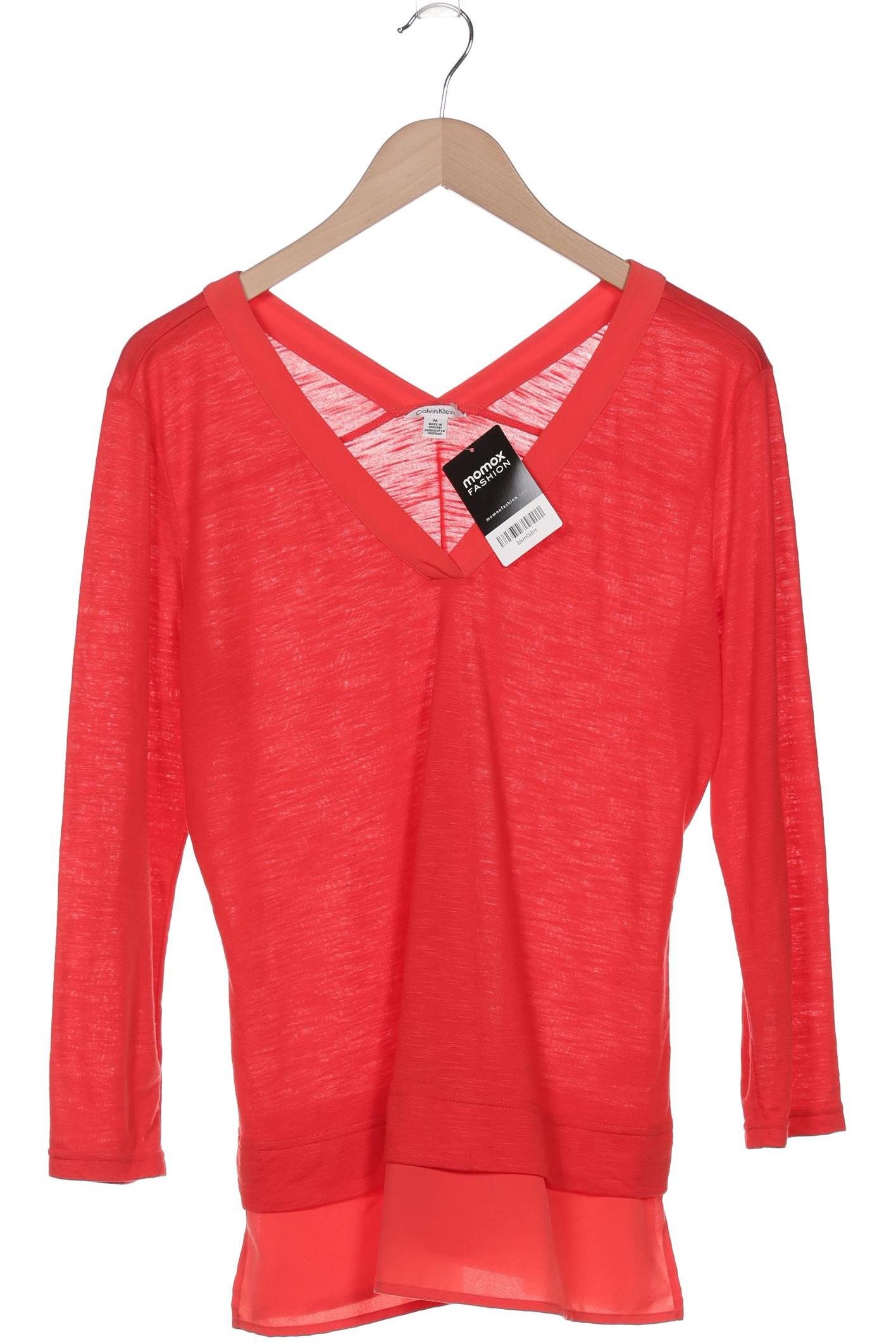

Calvin Klein Damen Langarmshirt, rot, Gr. 38