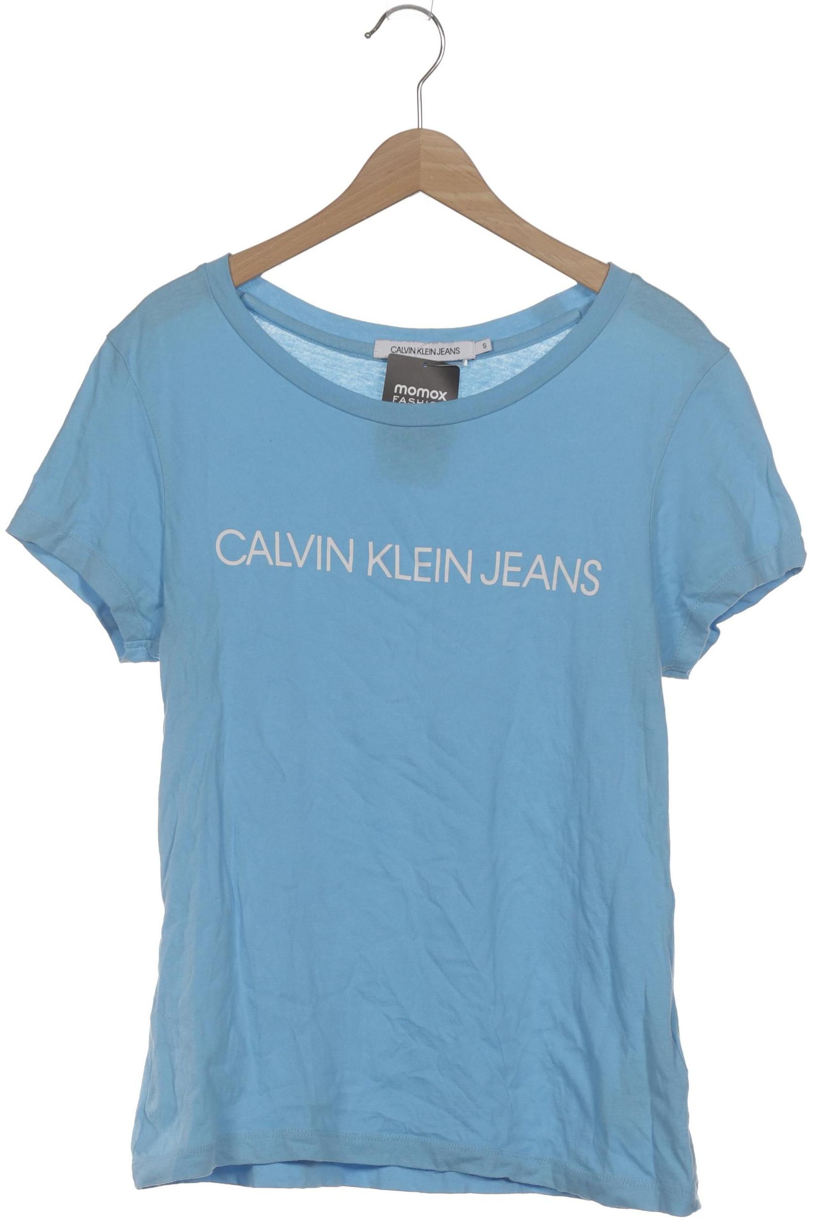 

Calvin Klein Damen T-Shirt, blau, Gr. 36