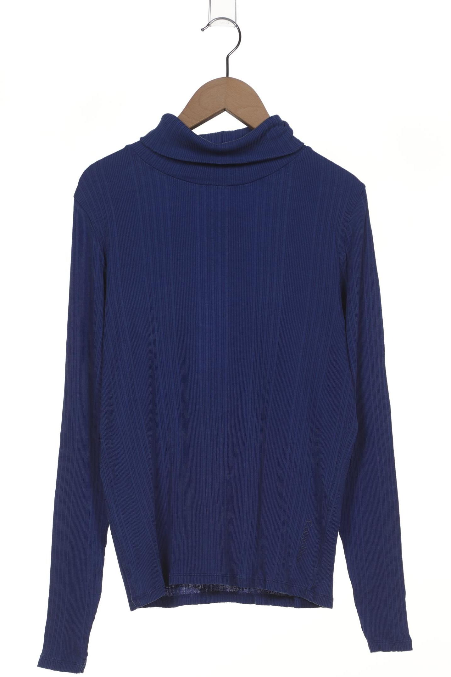 

Calvin Klein Damen Langarmshirt, blau, Gr. 38