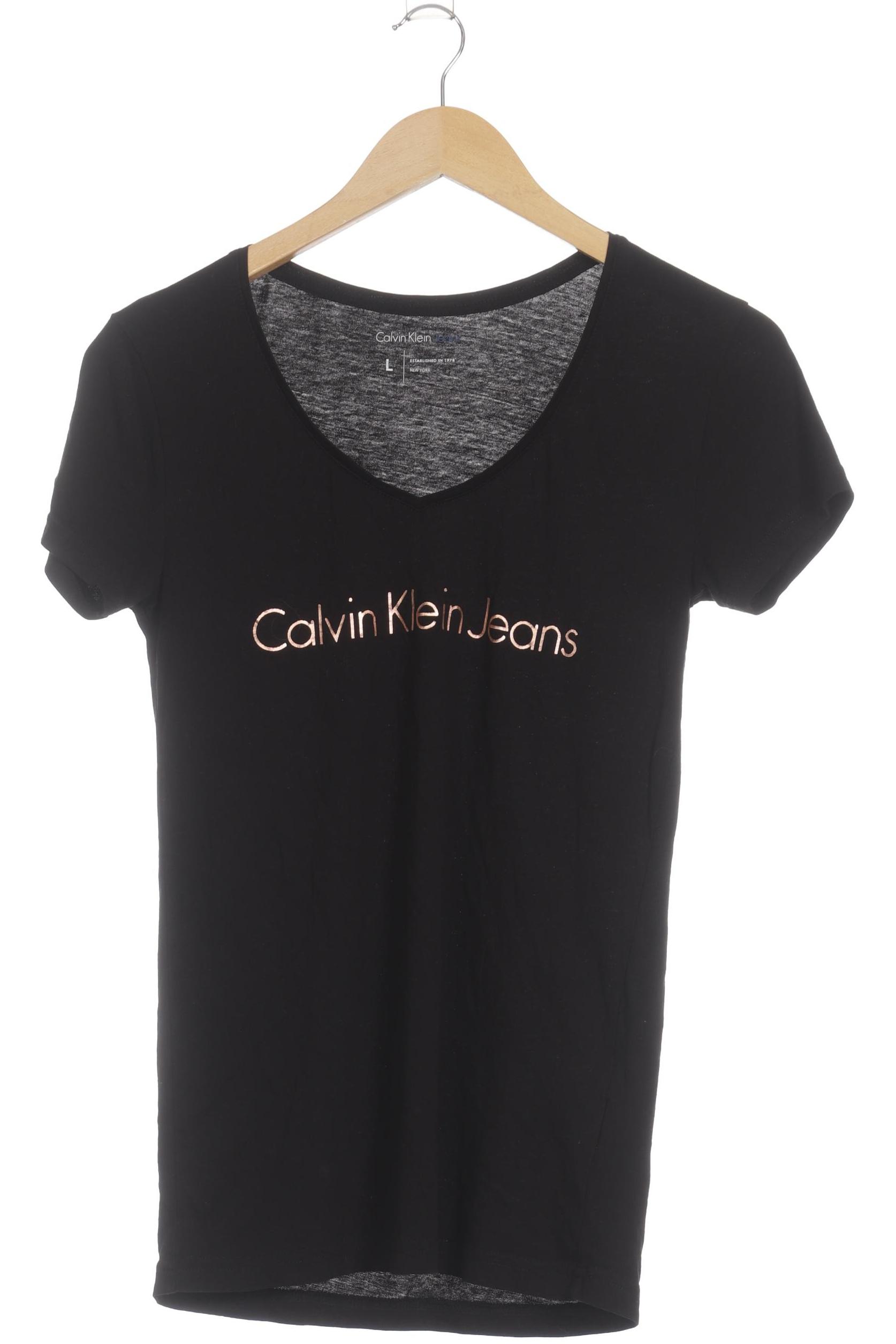 

Calvin Klein Damen T-Shirt, schwarz, Gr. 42