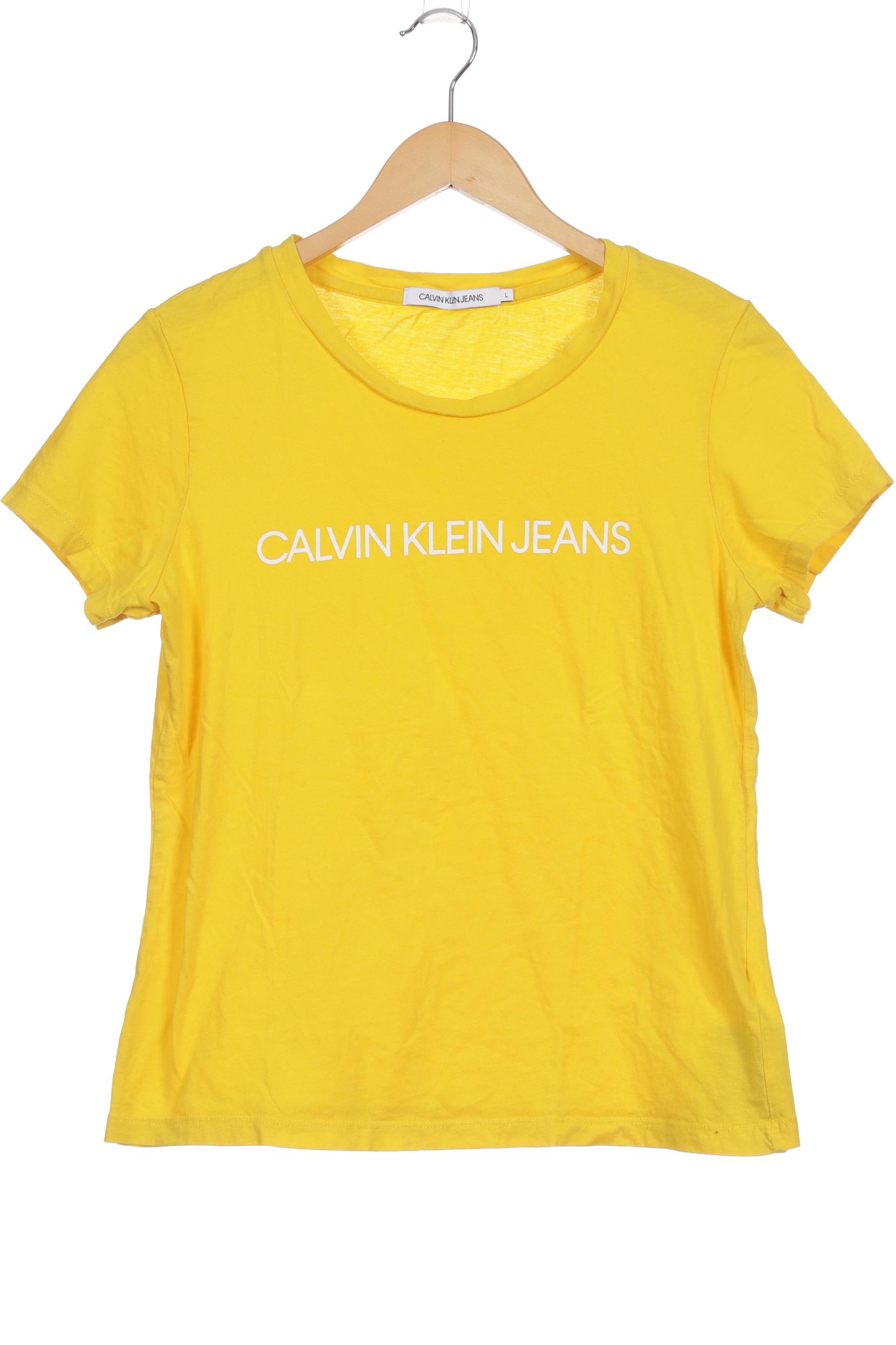 

Calvin Klein Damen T-Shirt, gelb, Gr.