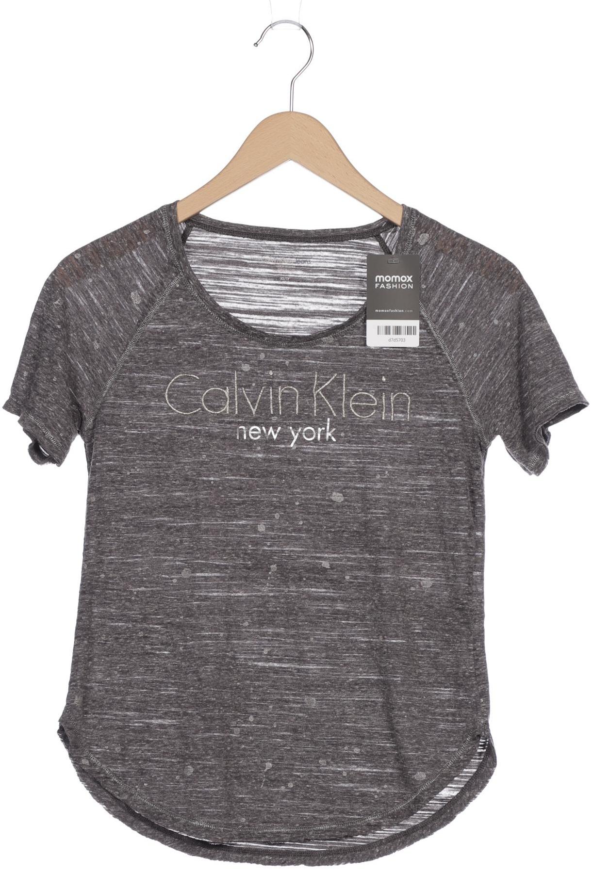 

Calvin Klein Damen T-Shirt, grau, Gr. 34