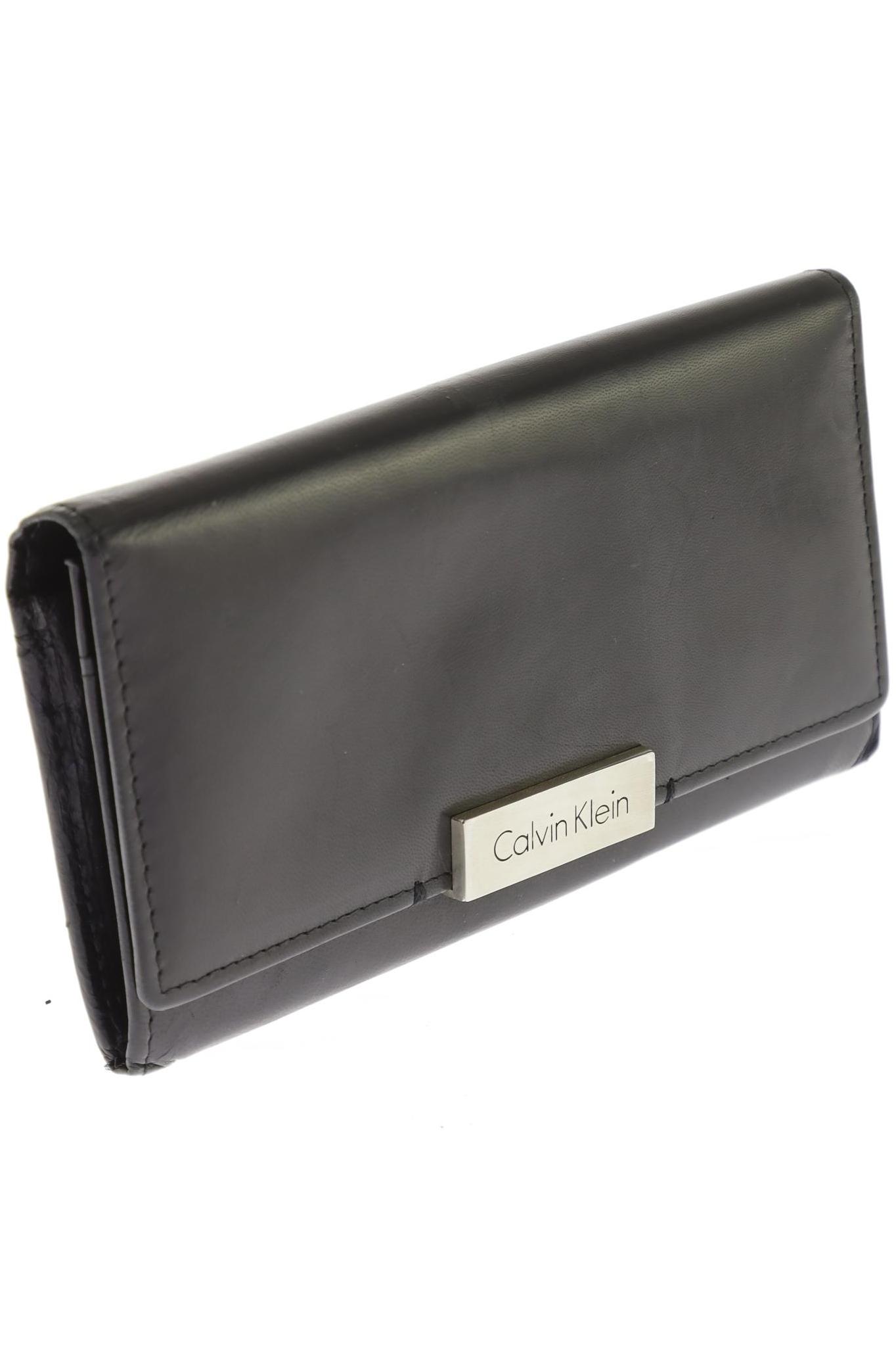 

Calvin Klein Damen Portemonnaie, schwarz, Gr.