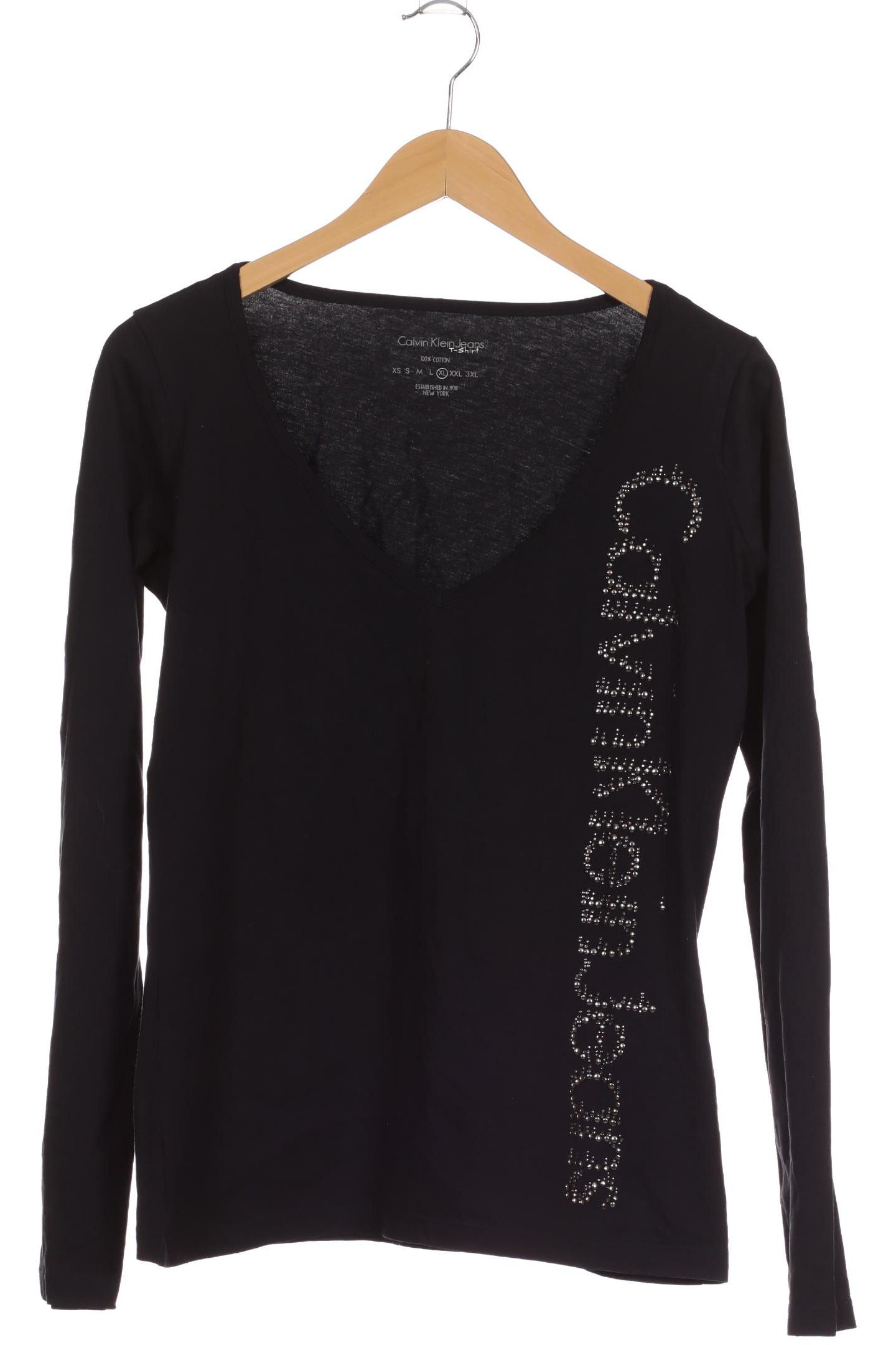

Calvin Klein Damen Langarmshirt, blau, Gr. 44