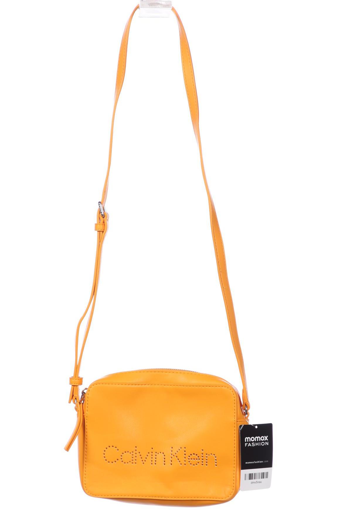 

Calvin Klein Damen Handtasche, orange, Gr.