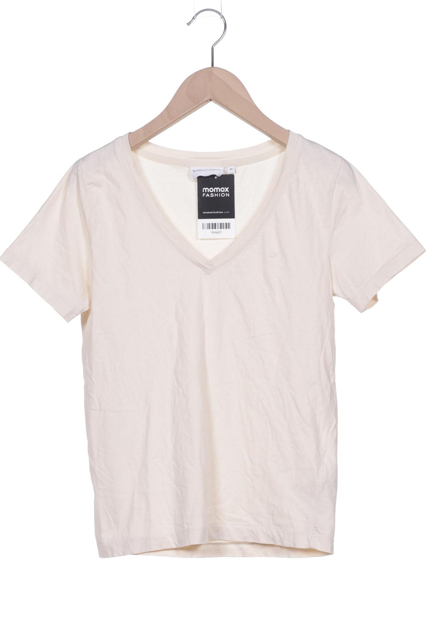 

Calvin Klein Damen T-Shirt, cremeweiß, Gr. 34
