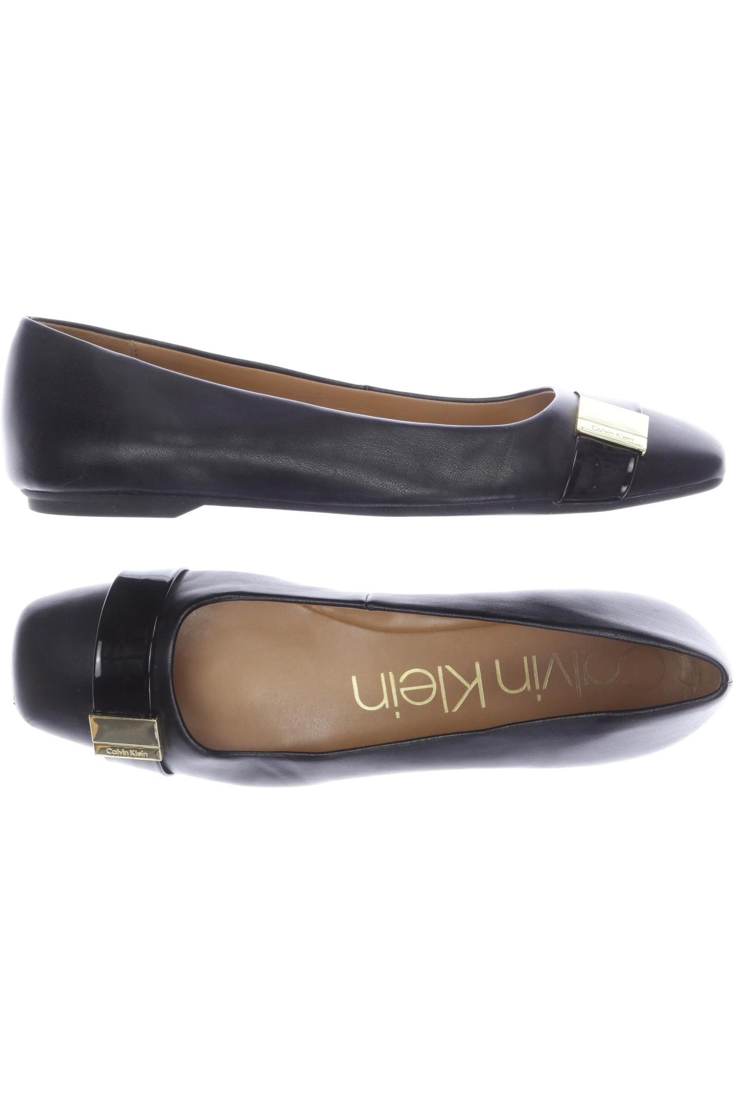 

Calvin Klein Damen Ballerinas, schwarz, Gr. 39