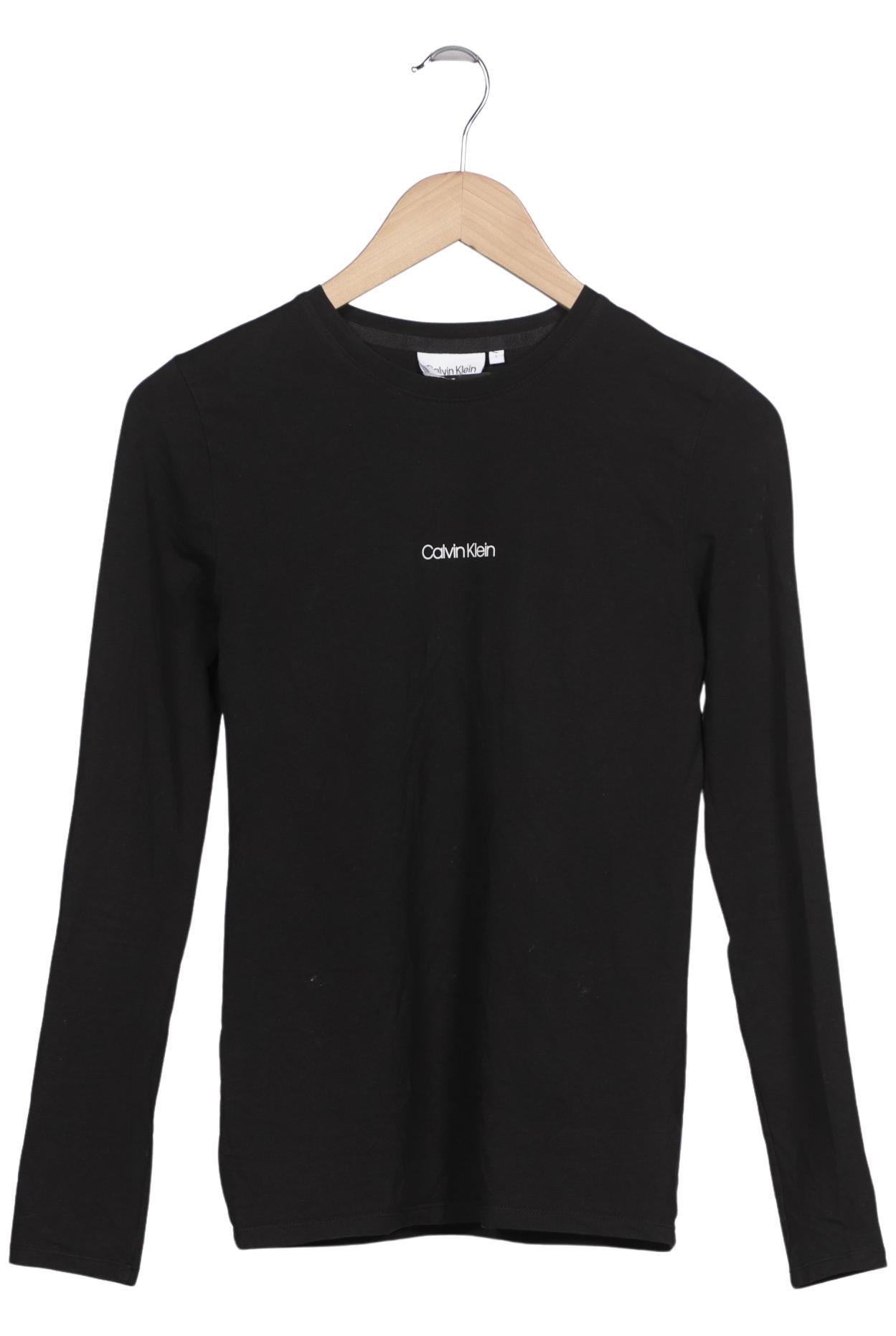 

Calvin Klein Damen Langarmshirt, schwarz, Gr. 42