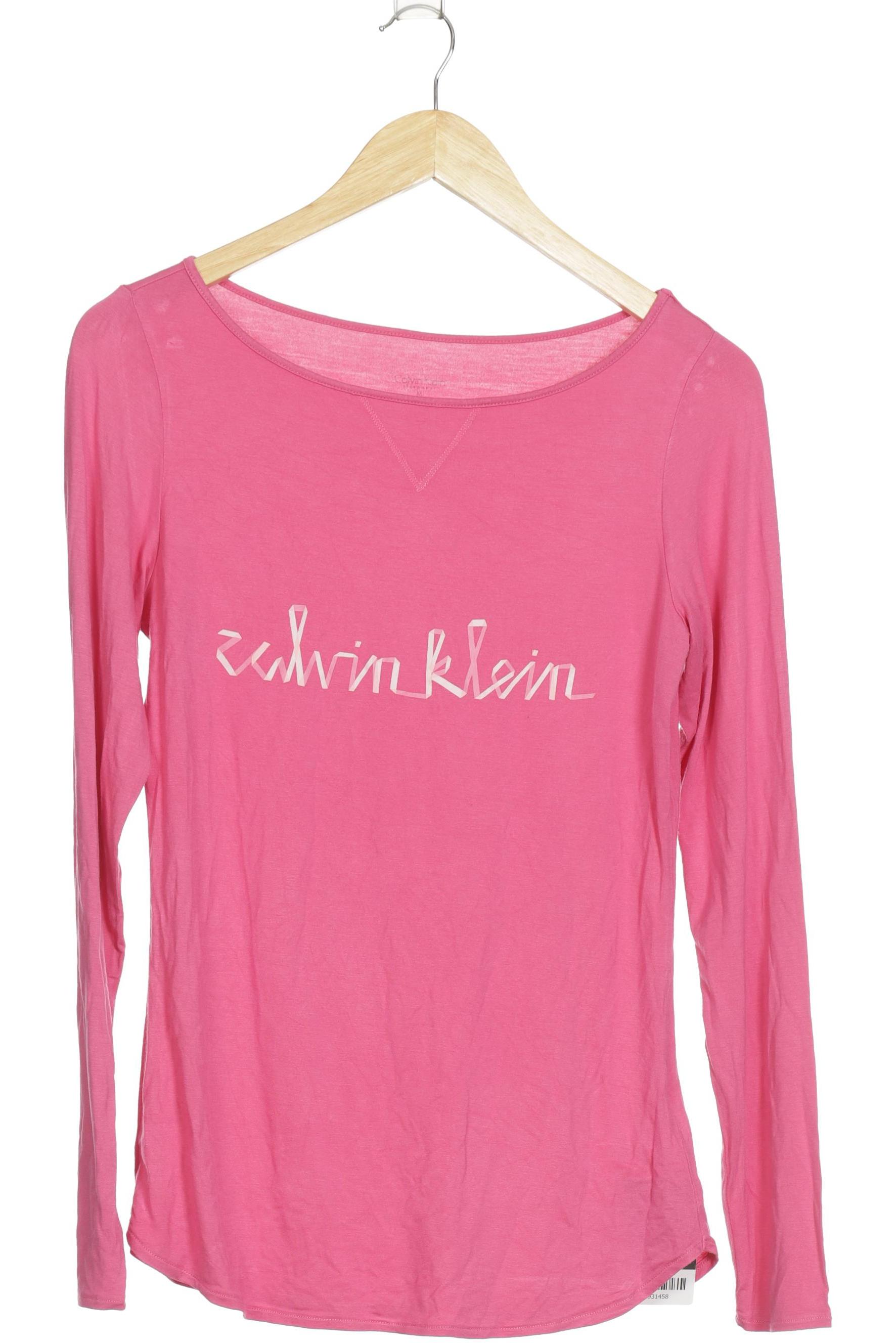 

Calvin Klein Damen Langarmshirt, pink, Gr. 38